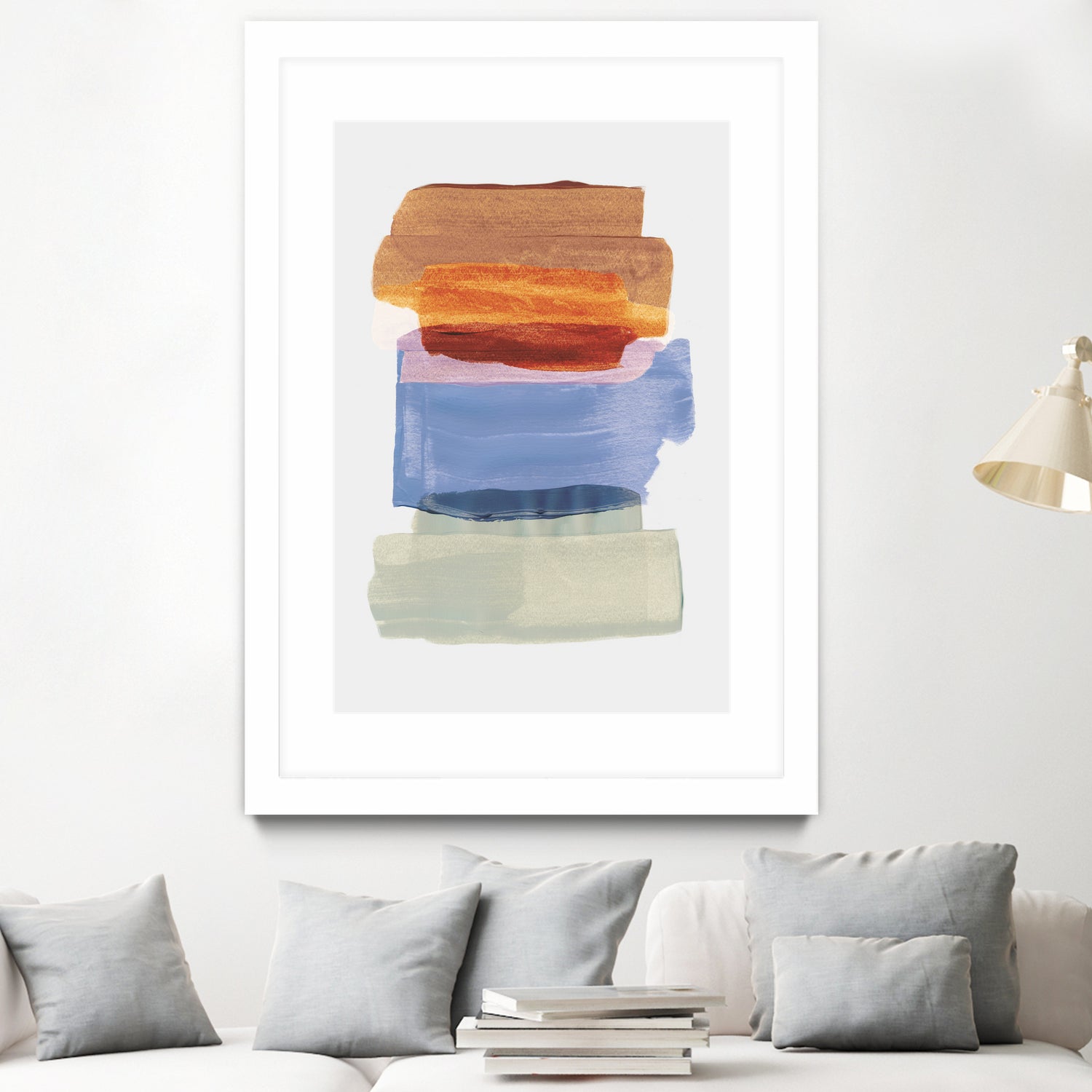 Abstract Brush Strokes 49 A1 by Mareike Bohmer on GIANT ART - abstract abstract abstract