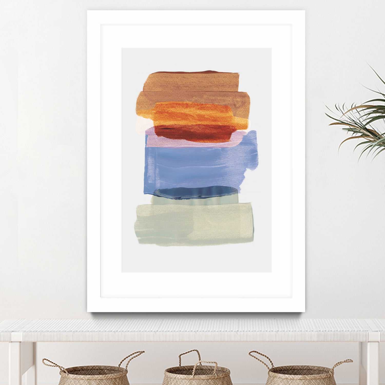 Abstract Brush Strokes 49 A1 by Mareike Bohmer on GIANT ART - abstract abstract abstract