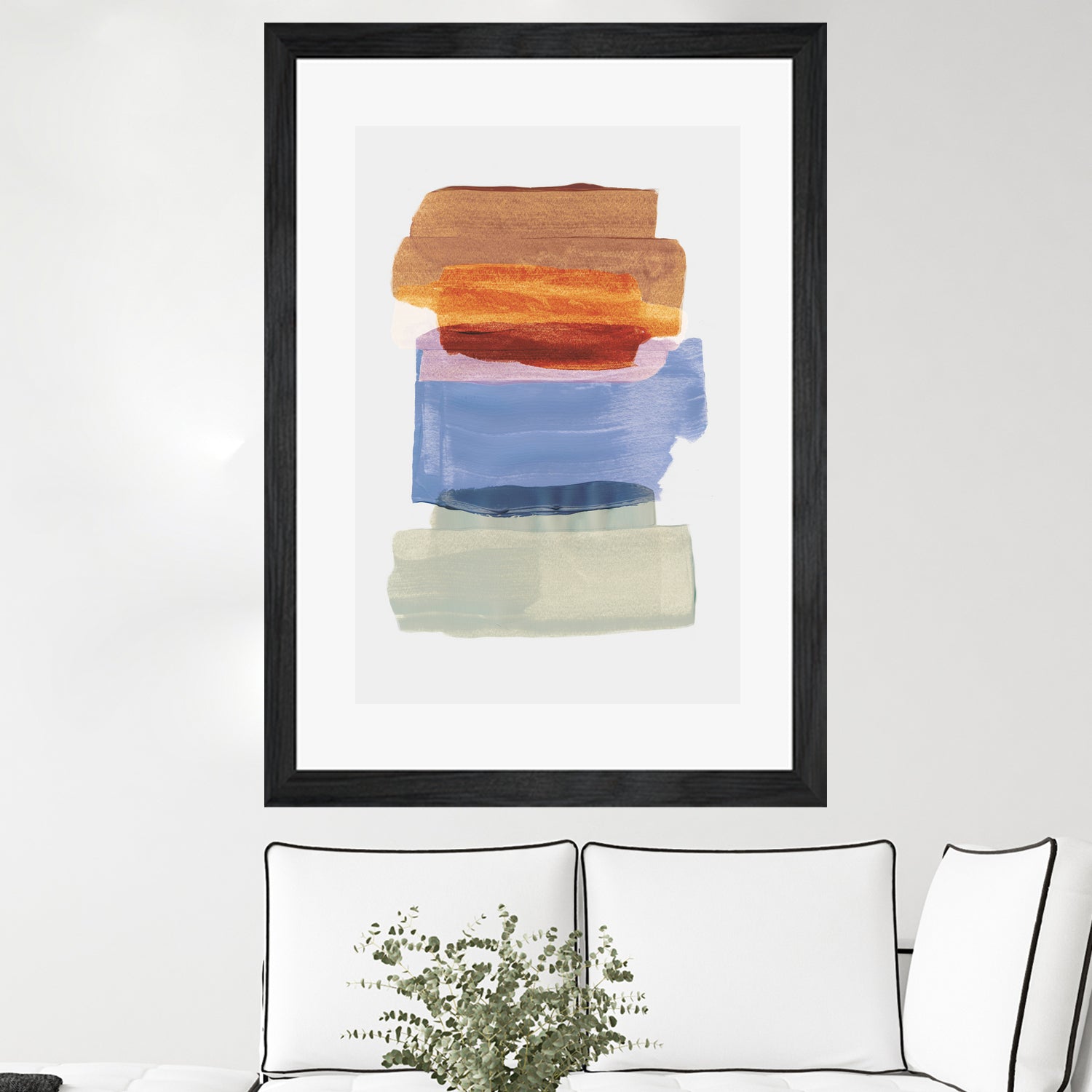 Abstract Brush Strokes 49 A1 by Mareike Bohmer on GIANT ART - abstract abstract abstract