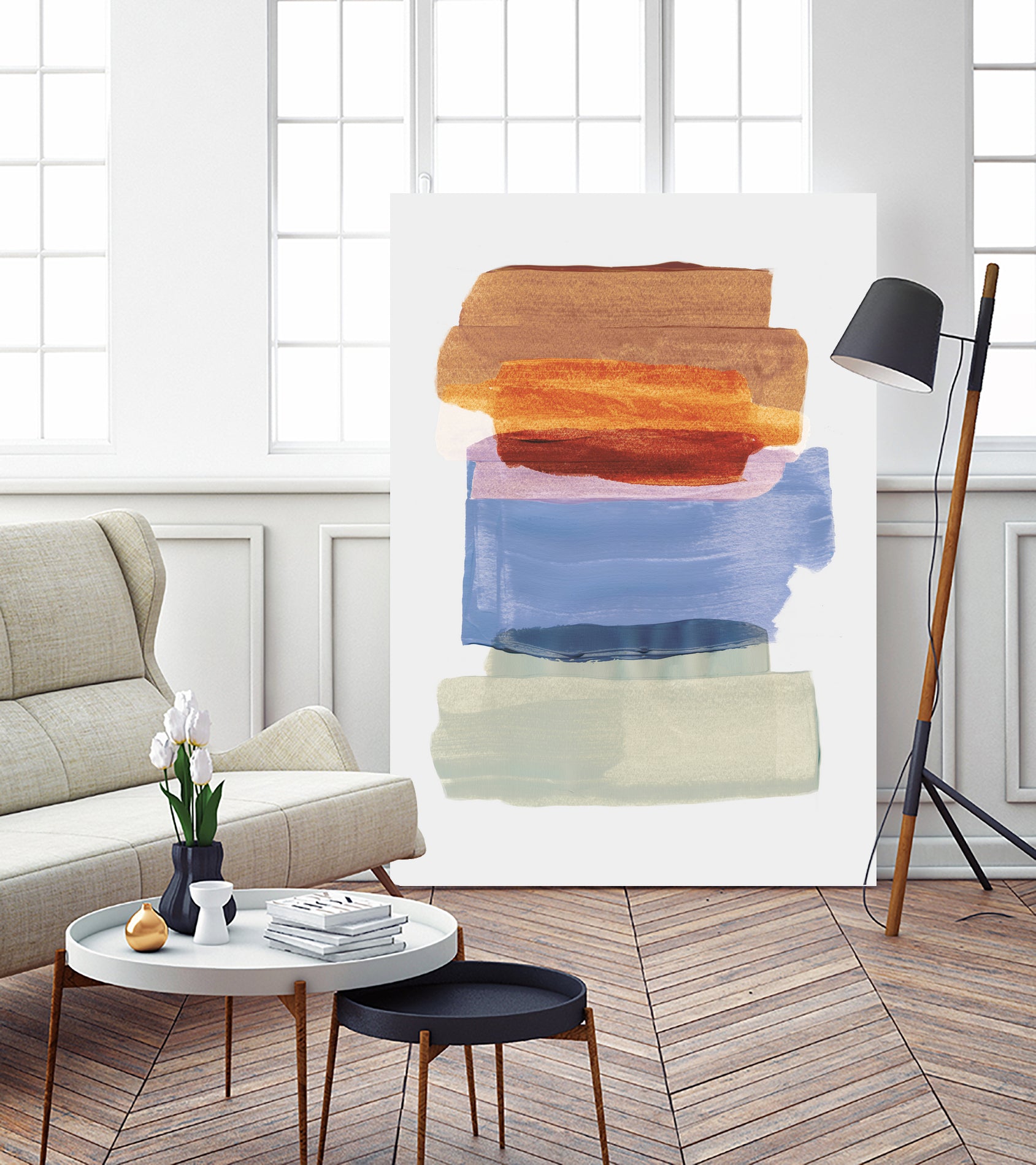 Abstract Brush Strokes 49 A1 by Mareike Bohmer on GIANT ART - abstract abstract abstract