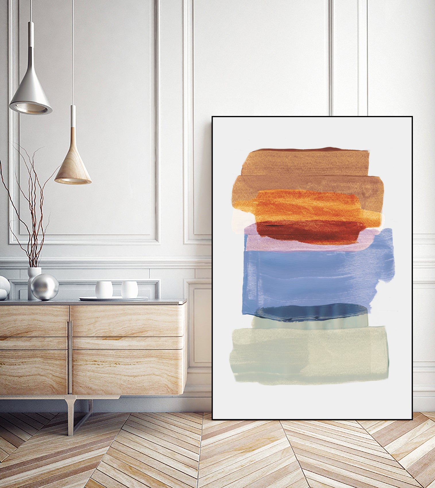 Abstract Brush Strokes 49 A1 by Mareike Bohmer on GIANT ART - abstract abstract abstract