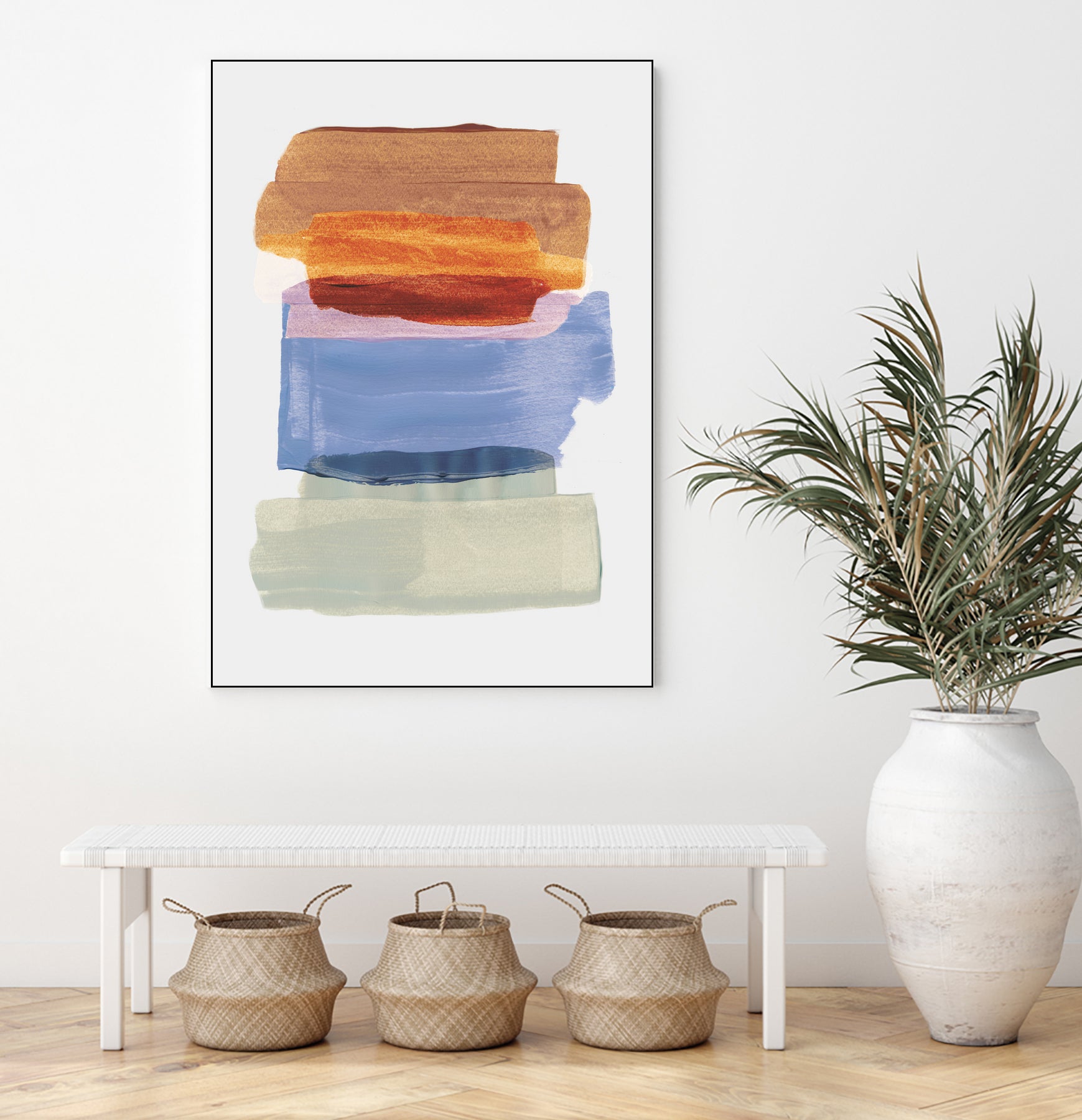 Abstract Brush Strokes 49 A1 by Mareike Bohmer on GIANT ART - abstract abstract abstract