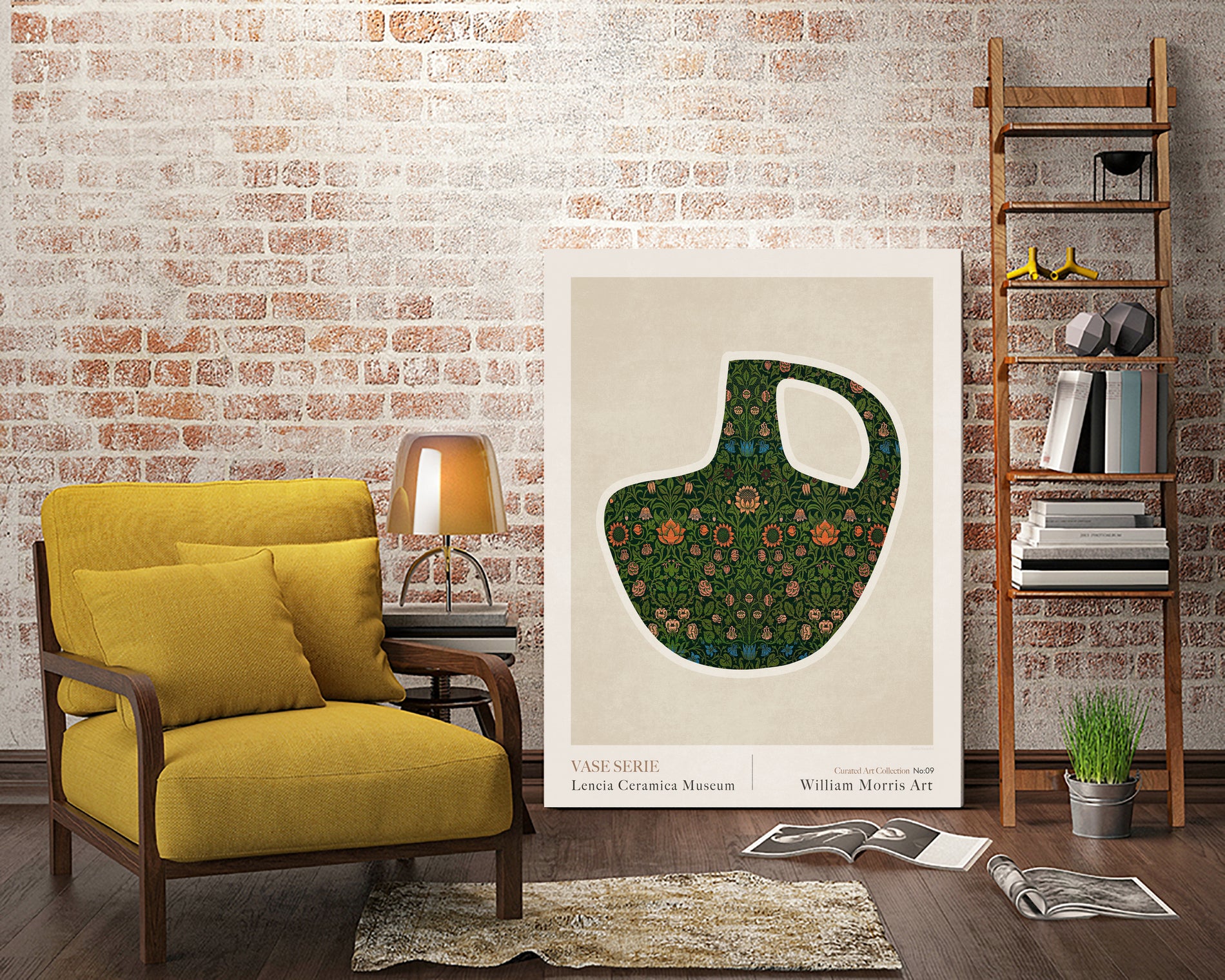 Wm Greek 09ratio 4x5 Print By Bohonewart by Emel Tunaboylu on GIANT ART - william morris flowers and plants william morris