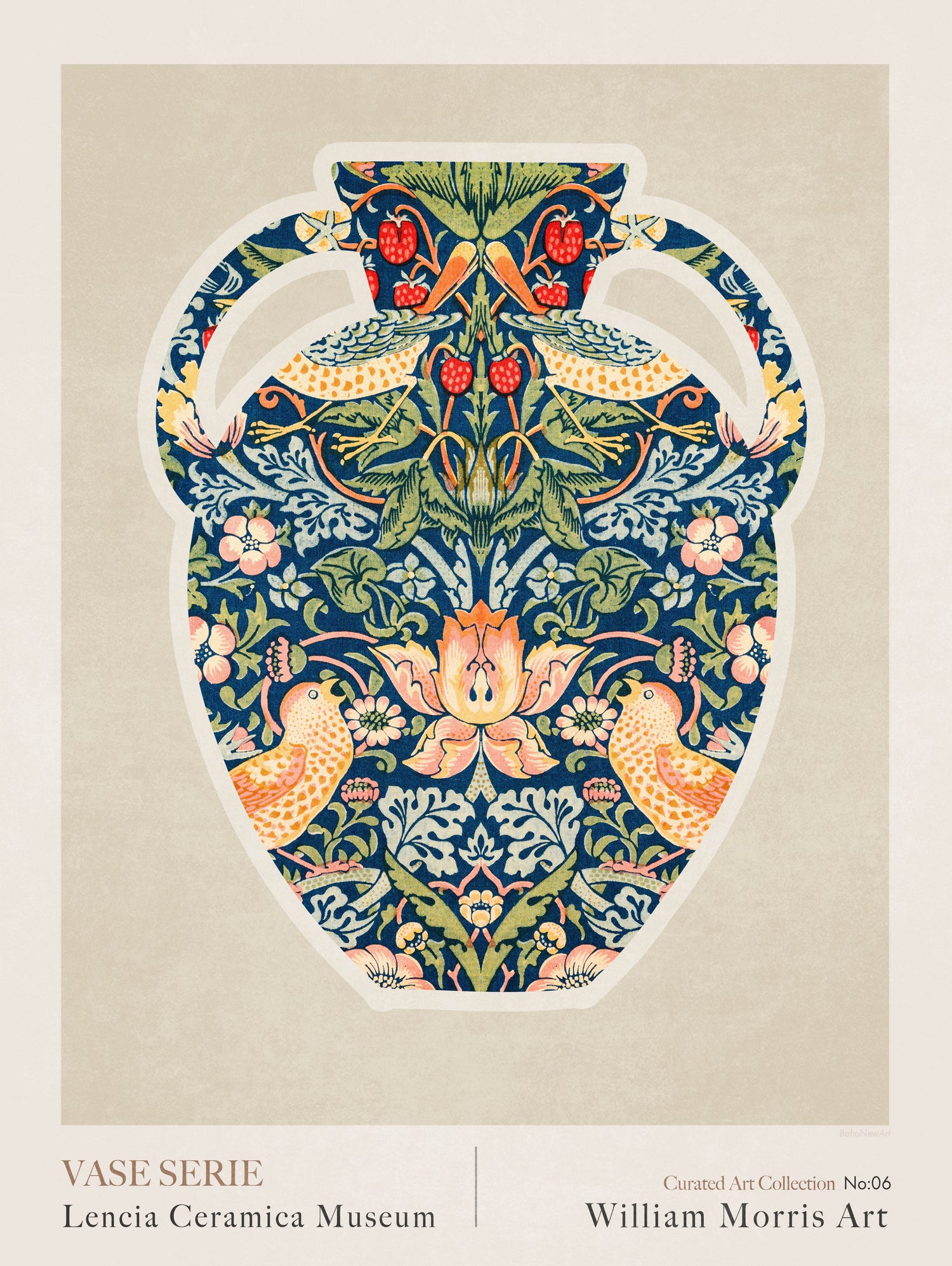 Wm Greek 06ratio 4x5 Print By Bohonewart by Emel Tunaboylu on GIANT ART - pattern flowers and plants pattern