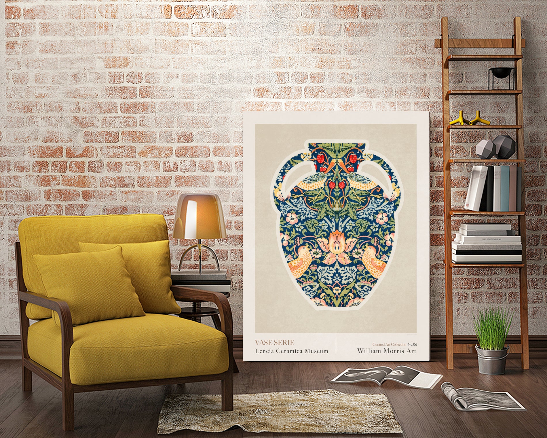 Wm Greek 06ratio 4x5 Print By Bohonewart by Emel Tunaboylu on GIANT ART - pattern flowers and plants pattern
