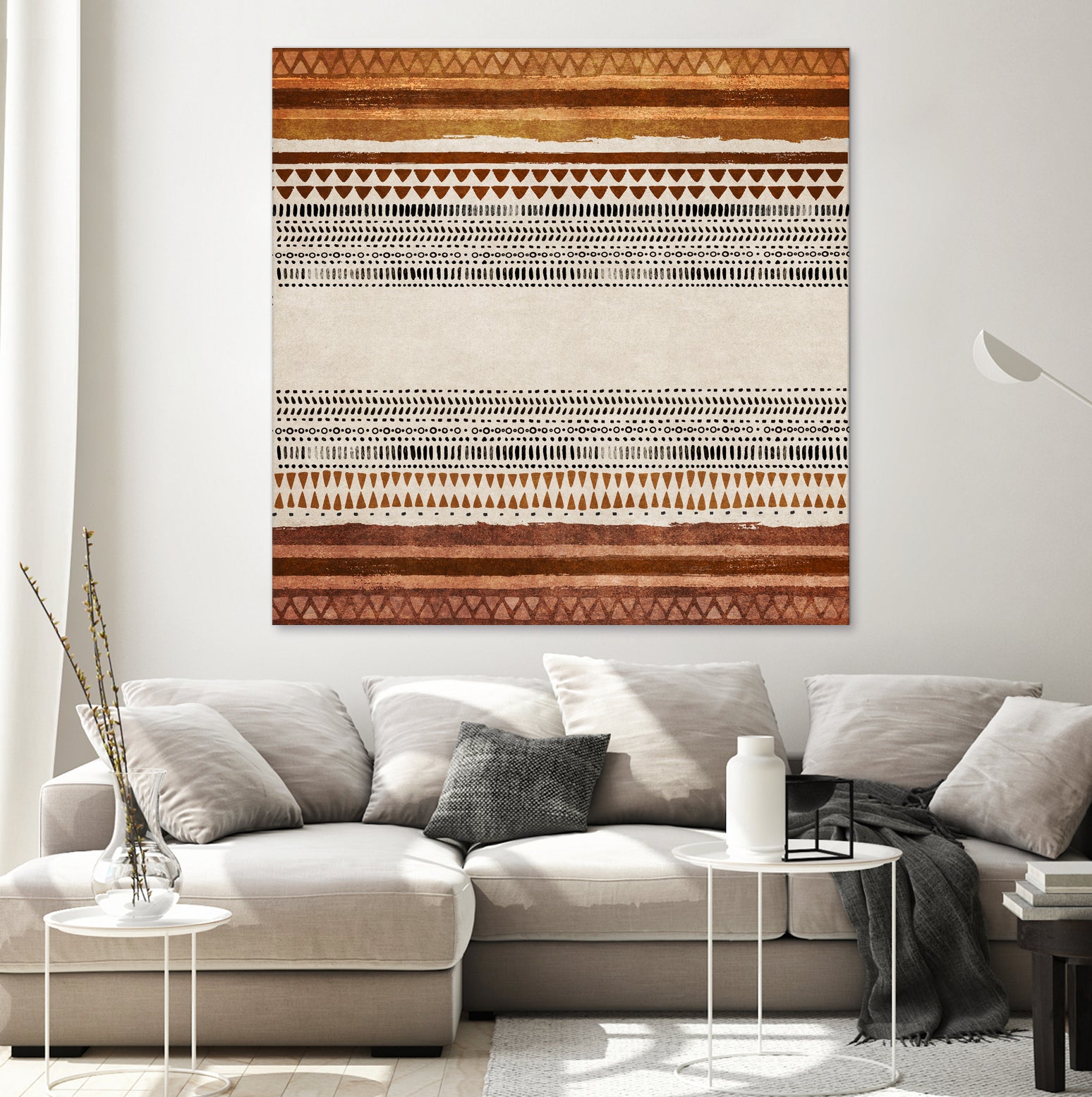 Tribal Rhythm by Emel Tunaboylu on GIANT ART - abstract tribal-wall-art