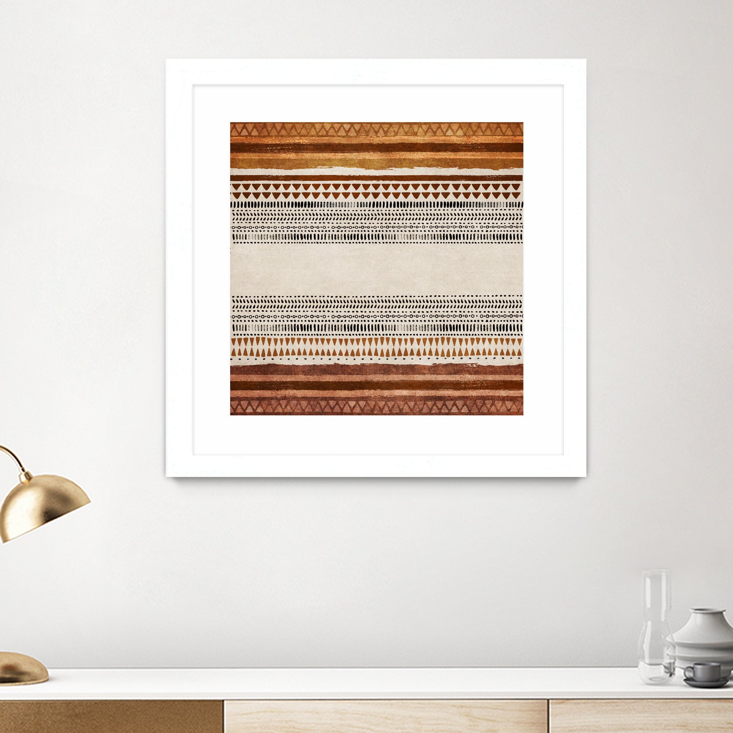 Tribal Rhythm by Emel Tunaboylu on GIANT ART - abstract tribal-wall-art