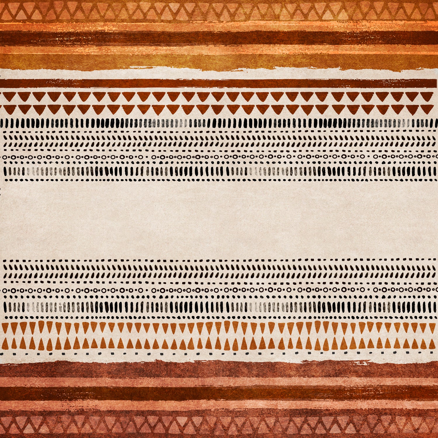 Tribal Rhythm by Emel Tunaboylu on GIANT ART - abstract tribal-wall-art