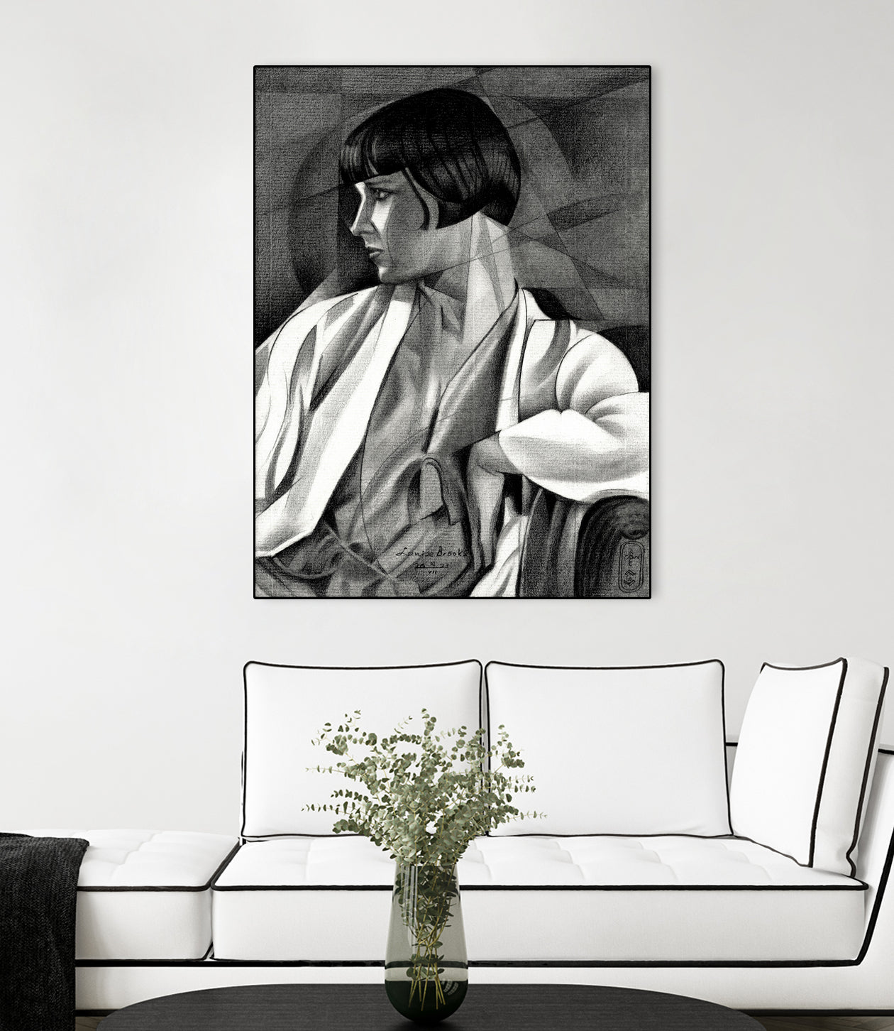 Louise Brooks 07 07 23 by Corne on GIANT ART - illustration louise brooks