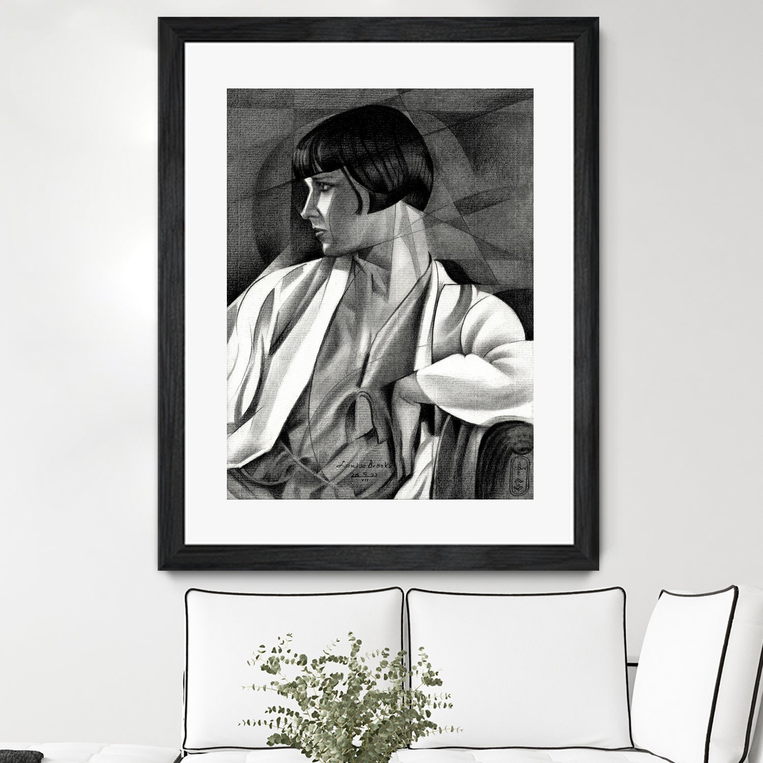 Louise Brooks 07 07 23 by Corne on GIANT ART - illustration louise brooks