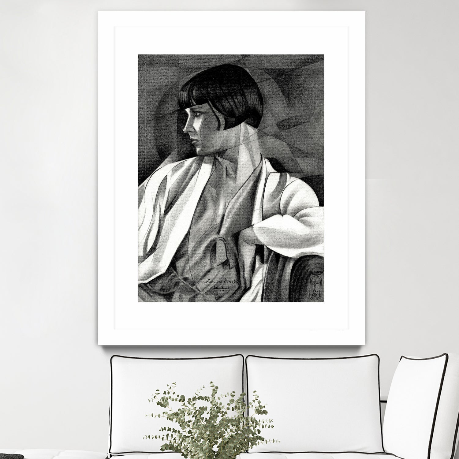 Louise Brooks 07 07 23 by Corne on GIANT ART - illustration louise brooks