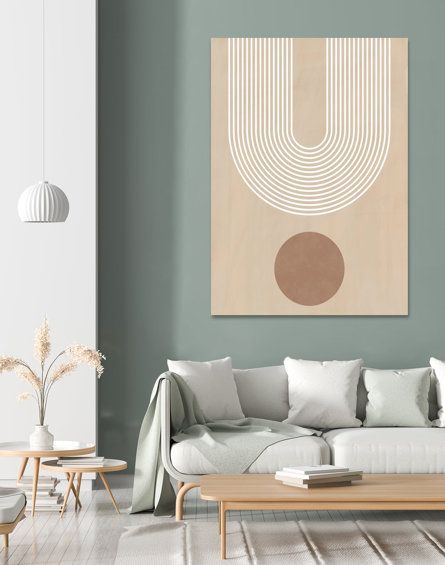 Beige Arc Poster by Elena Ristova on GIANT ART - abstract abstract