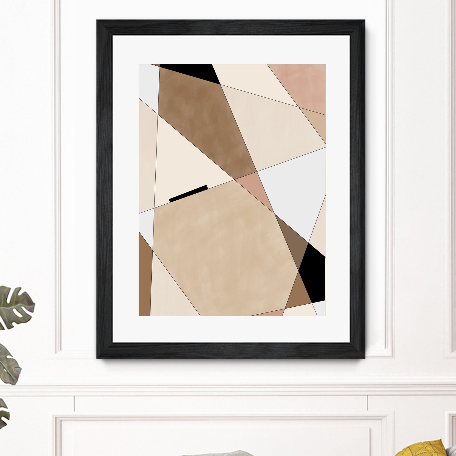 Geometric Beige art No.1 by Elena on GIANT ART - illustration beige