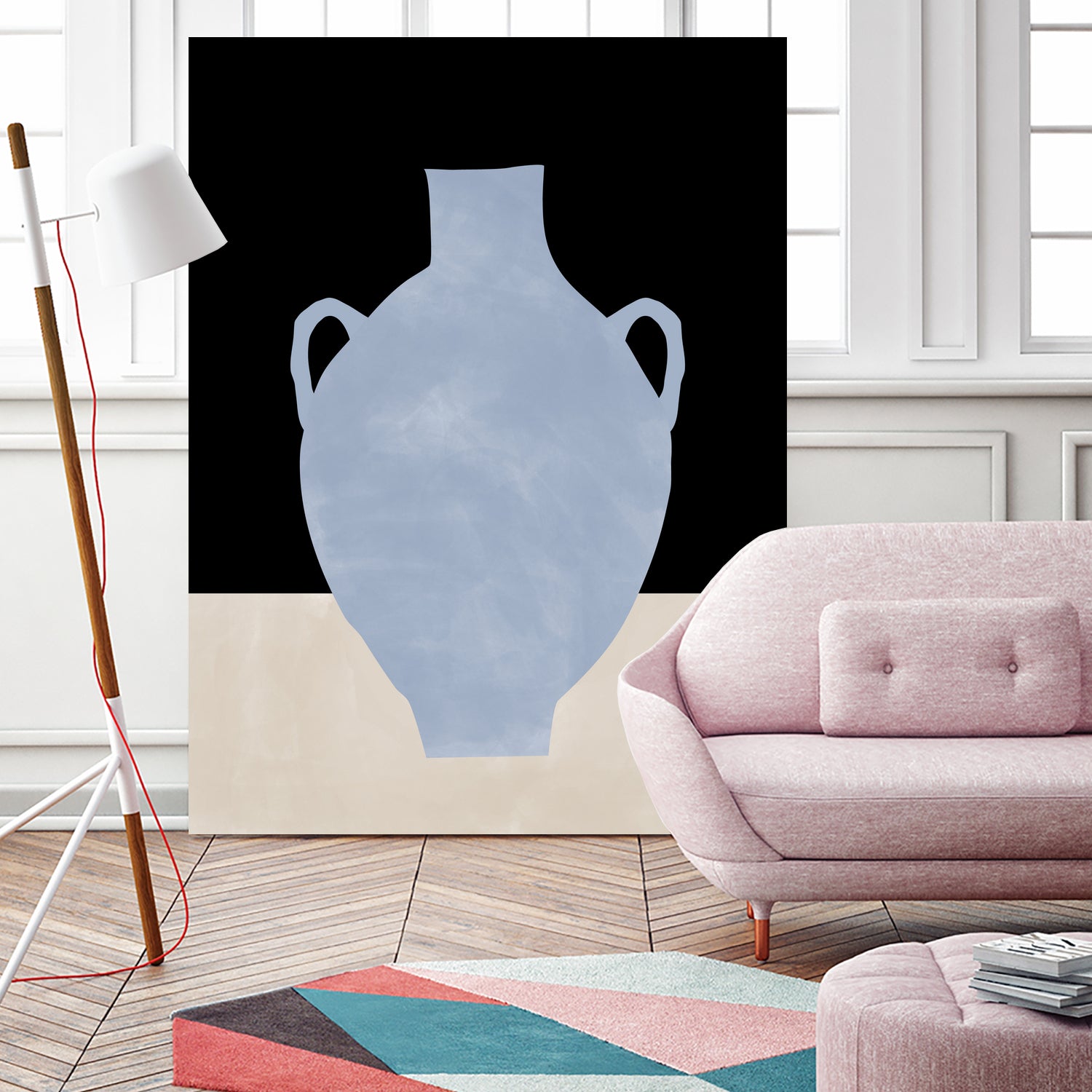 3x4 Aspectratio Indigo34 by Elena on GIANT ART - illustration vase