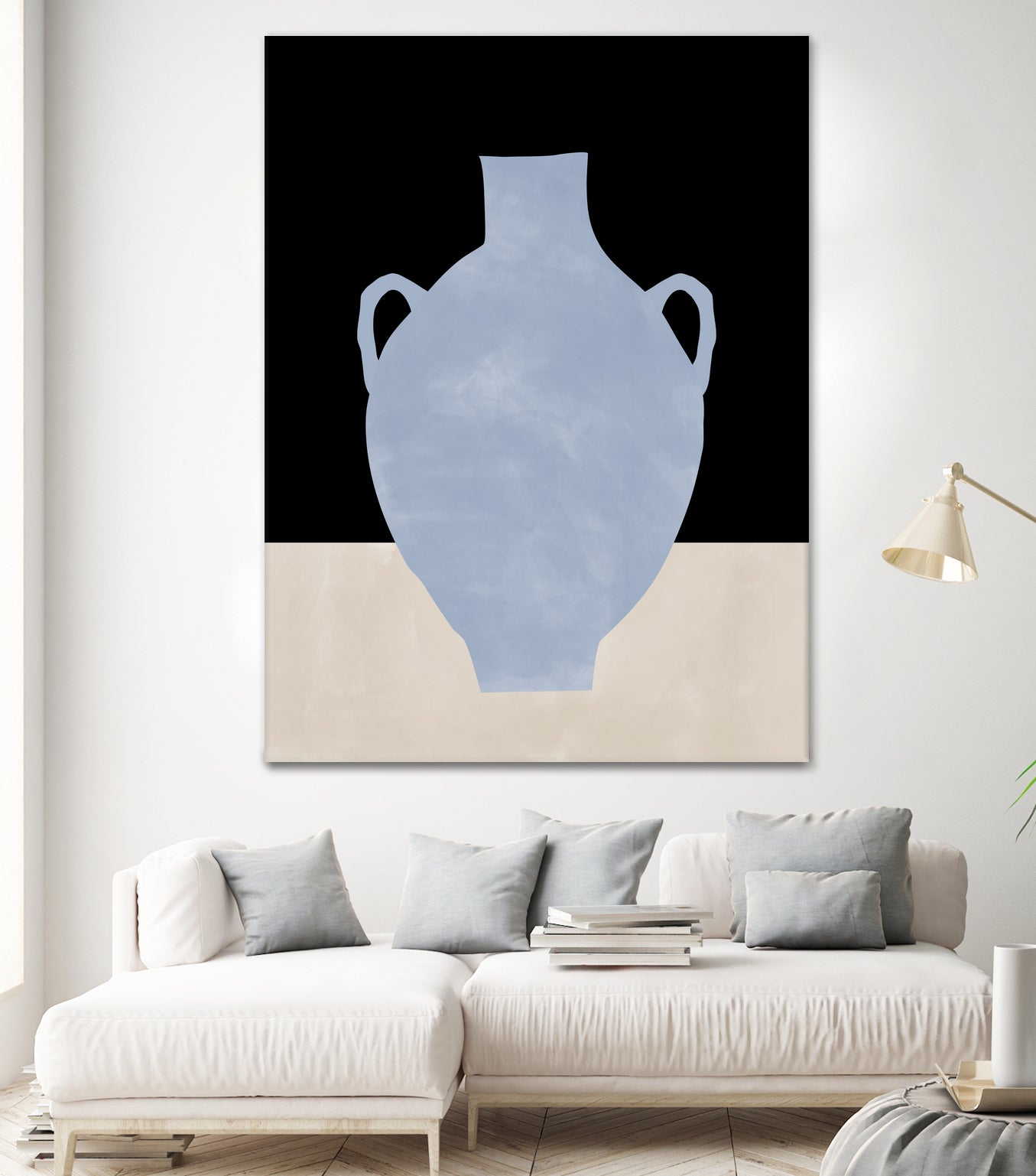 3x4 Aspectratio Indigo34 by Elena on GIANT ART - illustration vase