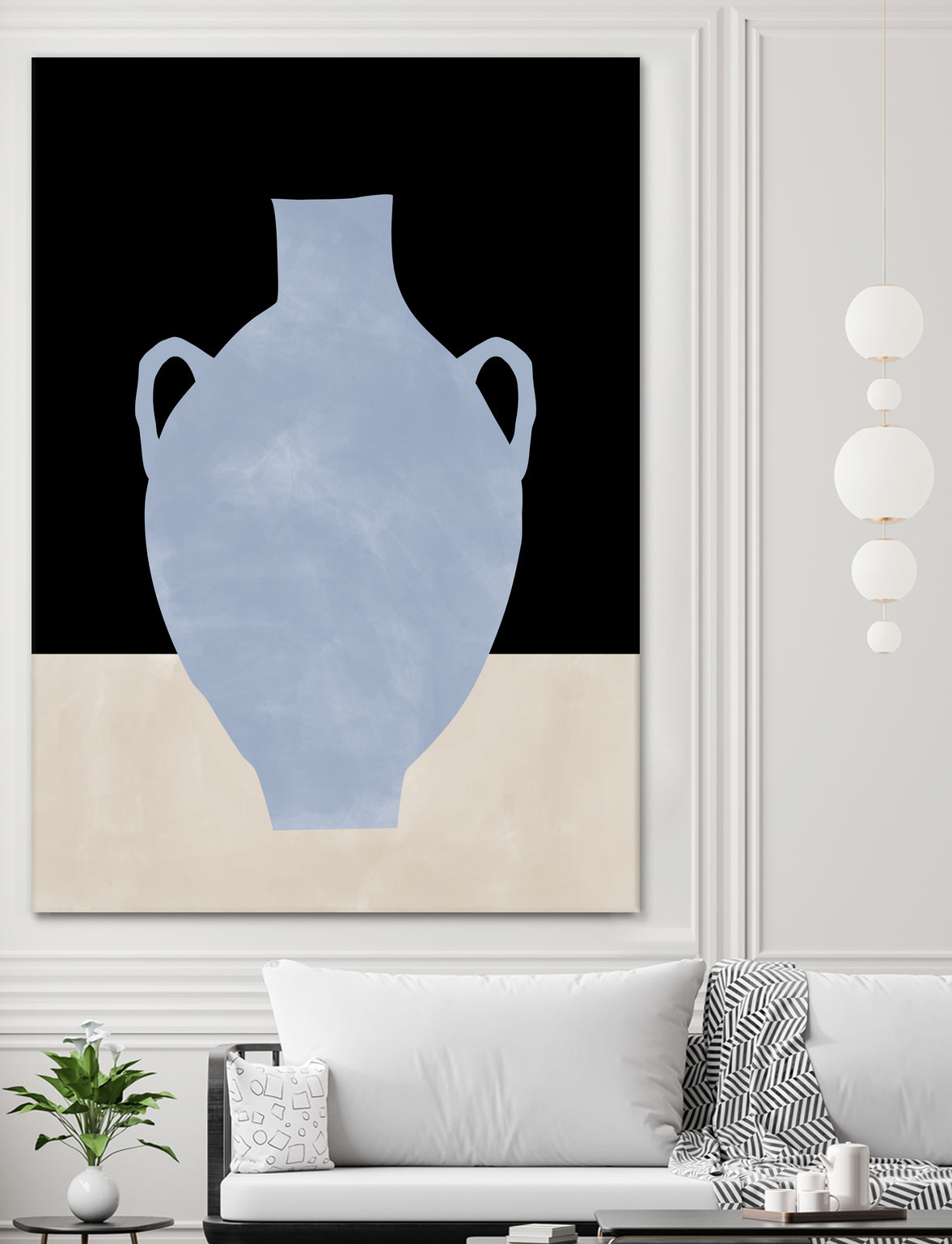 3x4 Aspectratio Indigo34 by Elena on GIANT ART - illustration vase