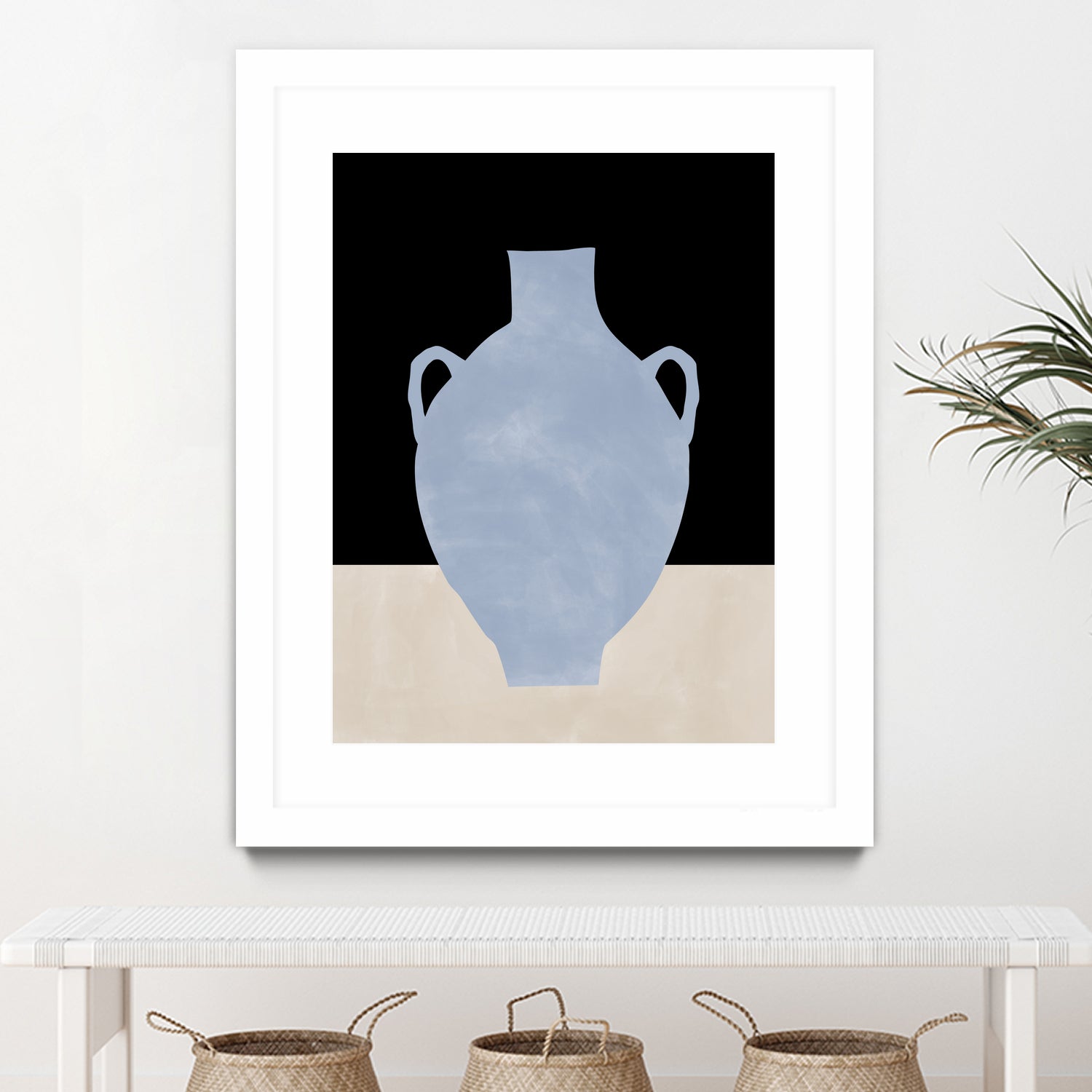 3x4 Aspectratio Indigo34 by Elena on GIANT ART - illustration vase