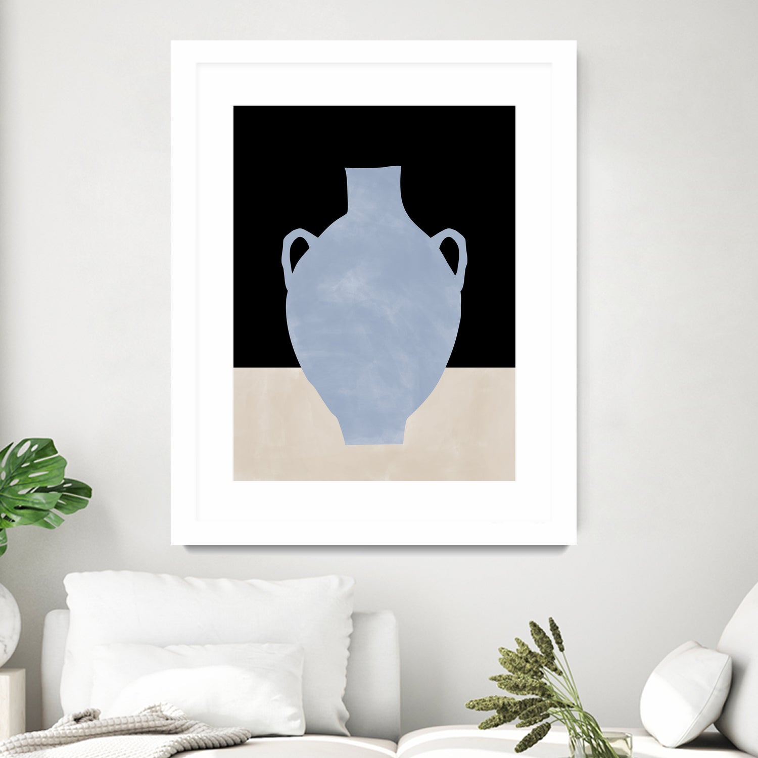 3x4 Aspectratio Indigo34 by Elena on GIANT ART - illustration vase