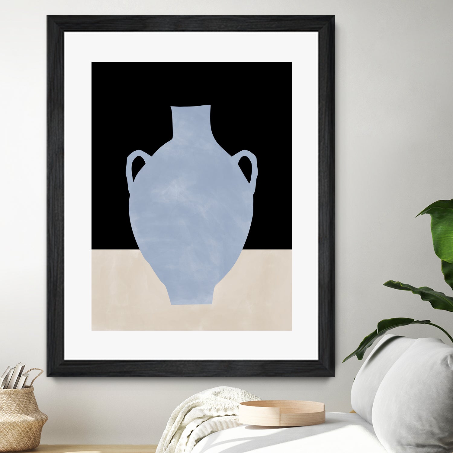 3x4 Aspectratio Indigo34 by Elena on GIANT ART - illustration vase