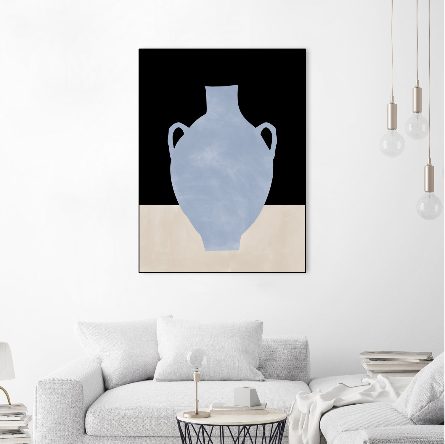 3x4 Aspectratio Indigo34 by Elena on GIANT ART - illustration vase