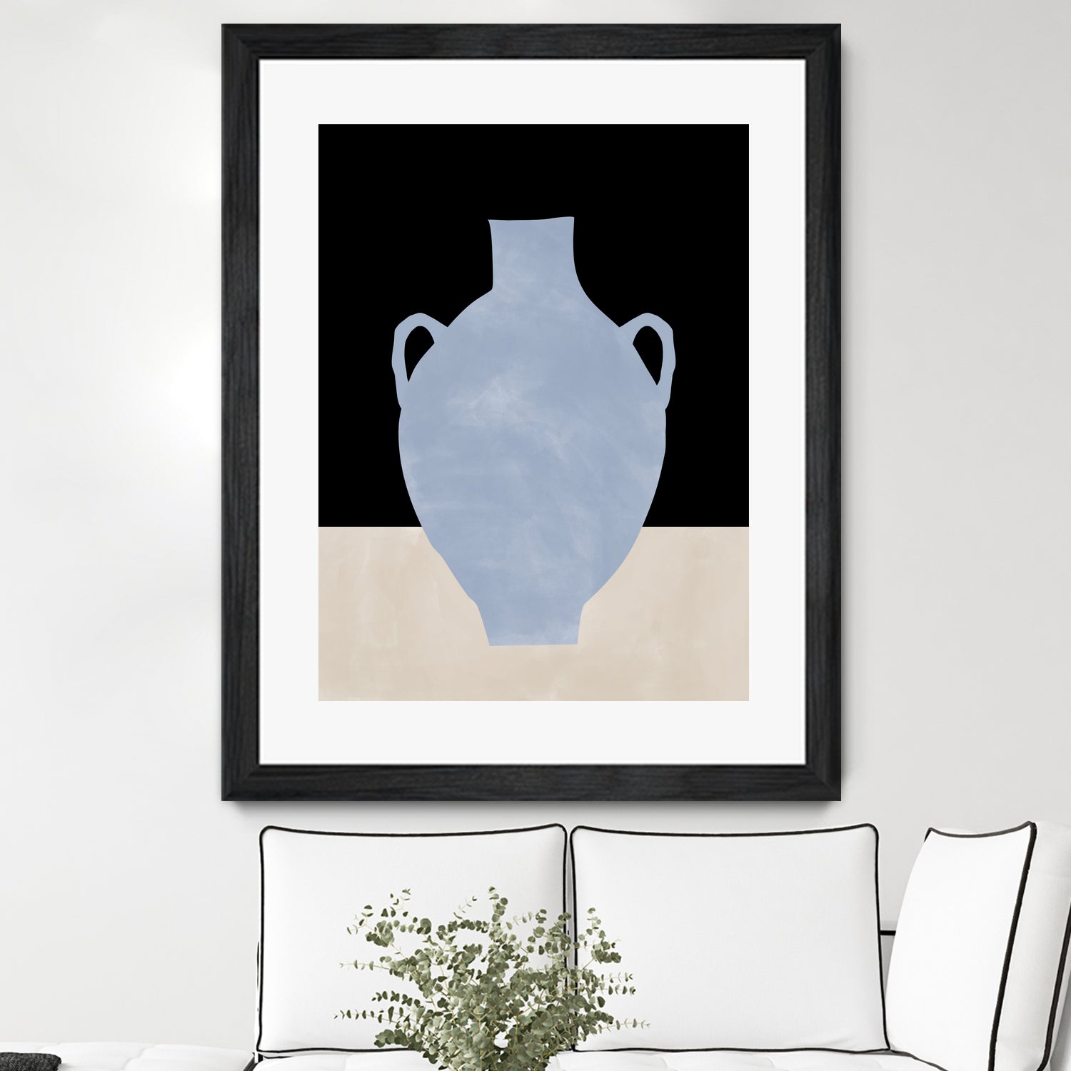3x4 Aspectratio Indigo34 by Elena on GIANT ART - illustration vase