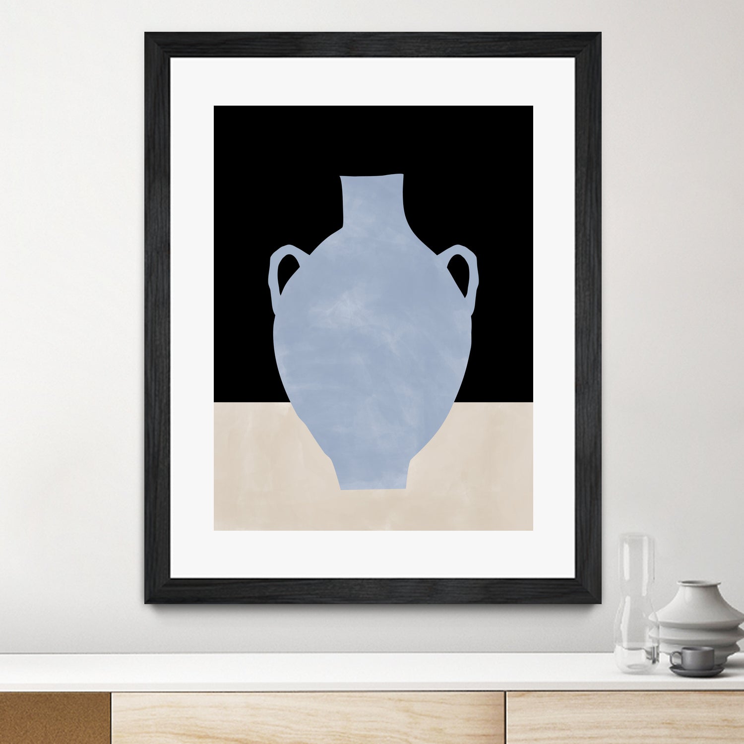 3x4 Aspectratio Indigo34 by Elena on GIANT ART - illustration vase