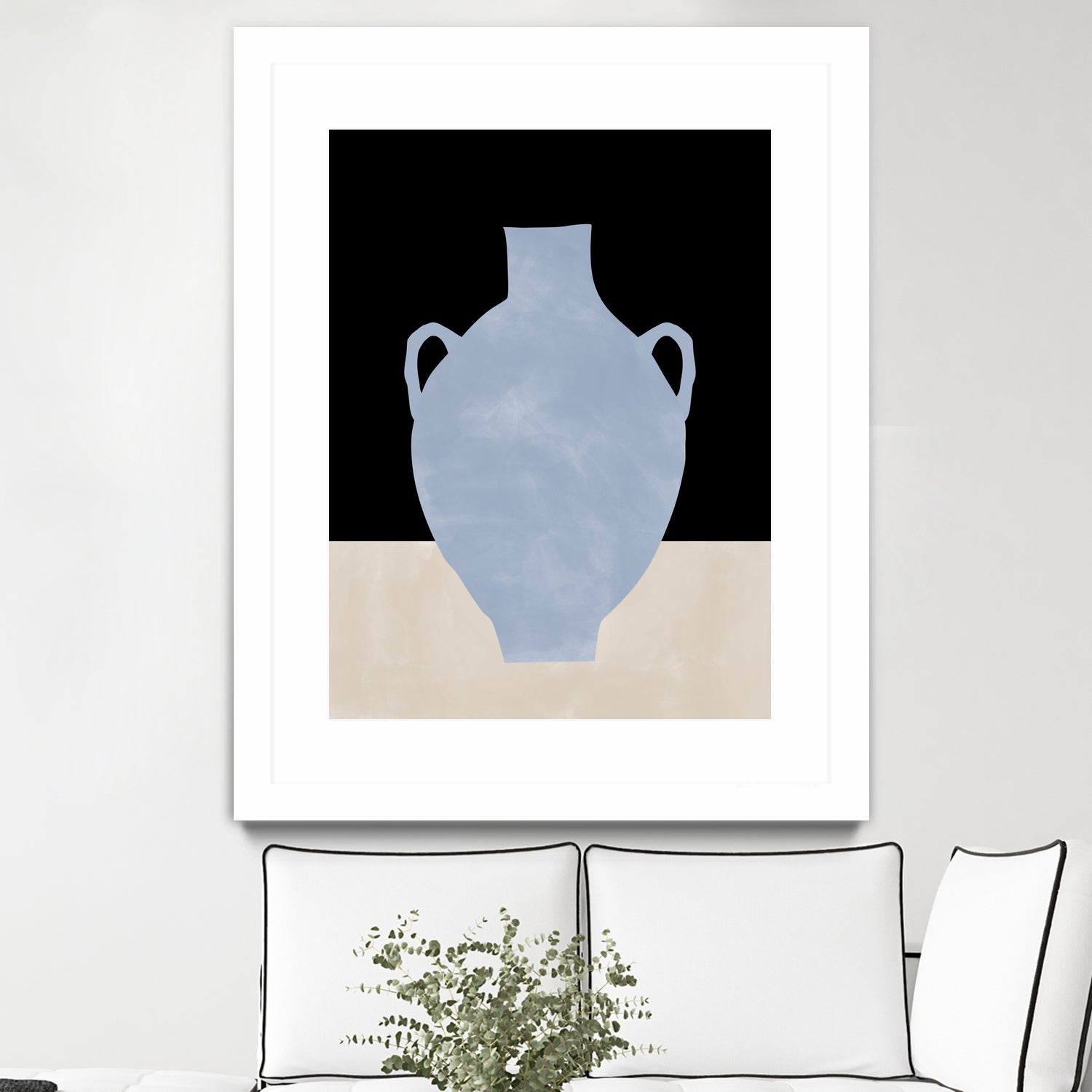 3x4 Aspectratio Indigo34 by Elena on GIANT ART - illustration vase