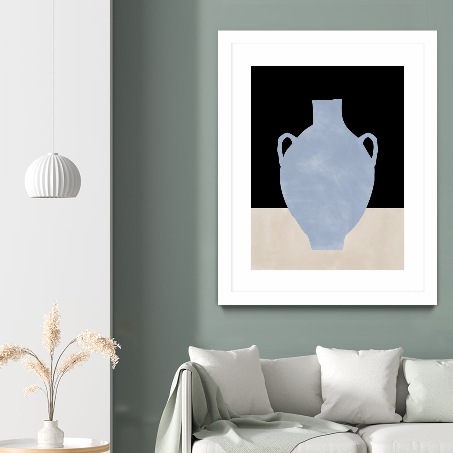 3x4 Aspectratio Indigo34 by Elena on GIANT ART - illustration vase