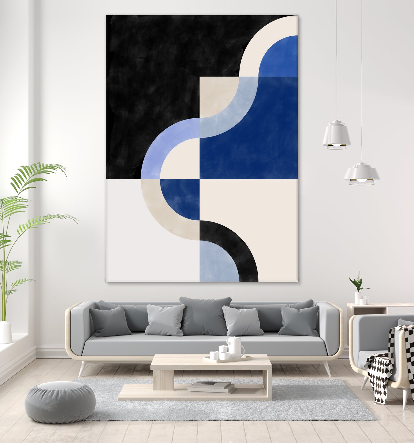 Curved Harmony by Elena Ristova on GIANT ART - abstract abstract