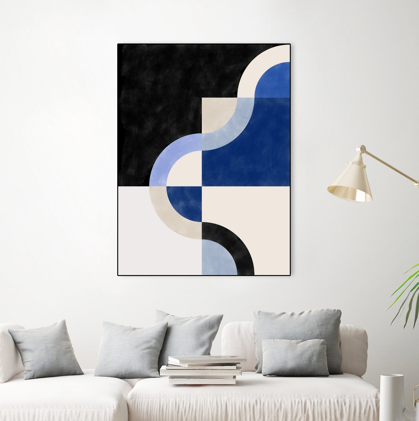 Curved Harmony by Elena Ristova on GIANT ART - abstract abstract