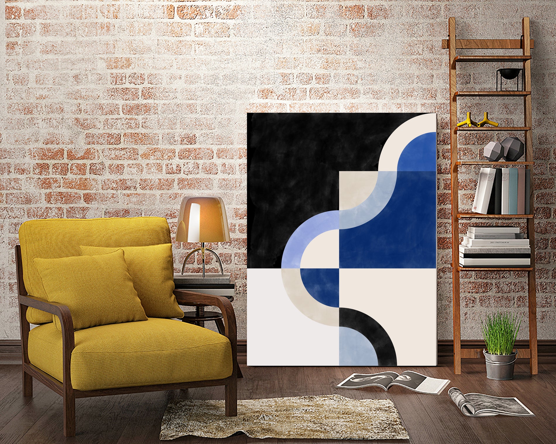 Curved Harmony by Elena Ristova on GIANT ART - abstract abstract