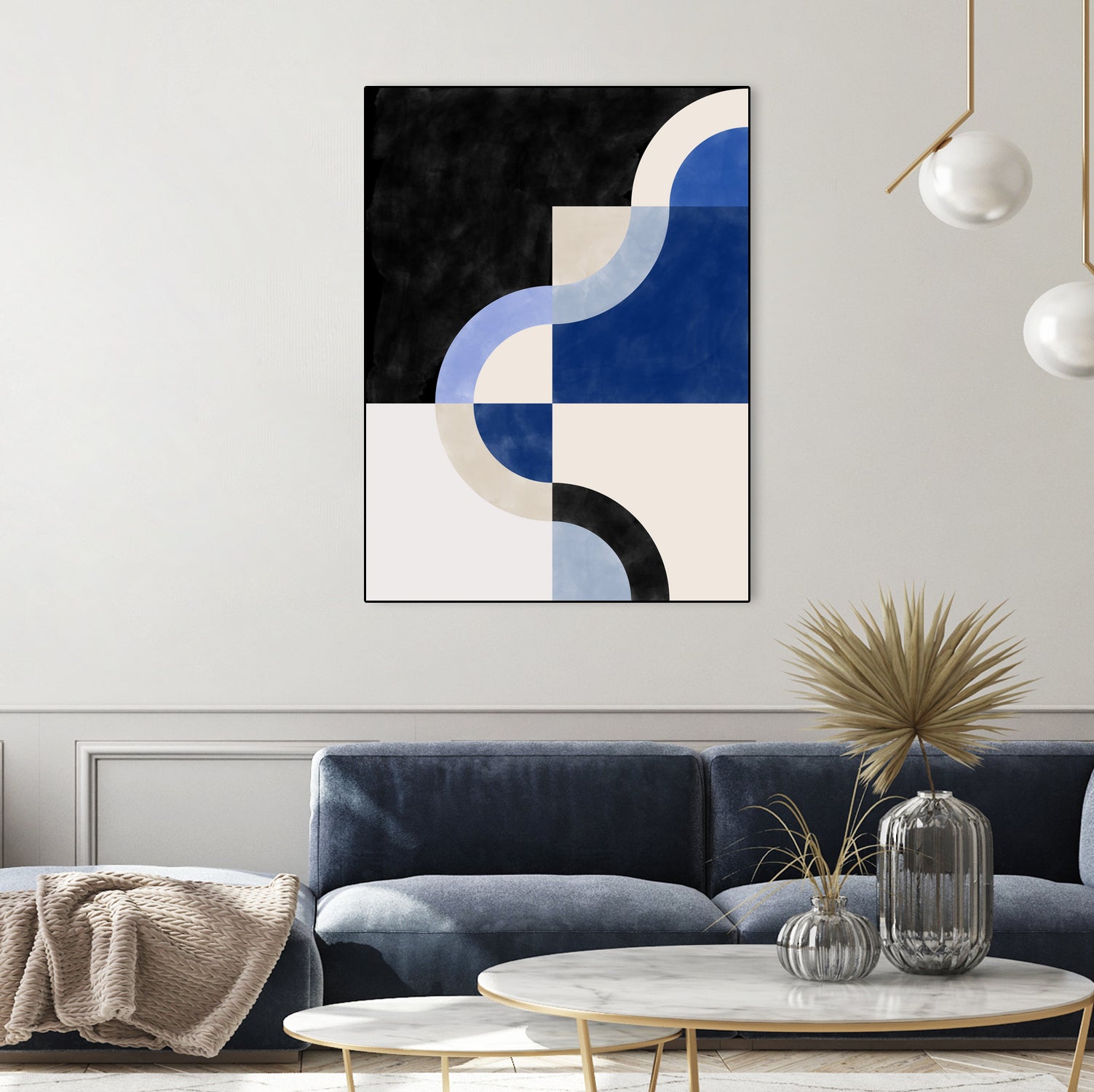 Curved Harmony by Elena Ristova on GIANT ART - abstract abstract