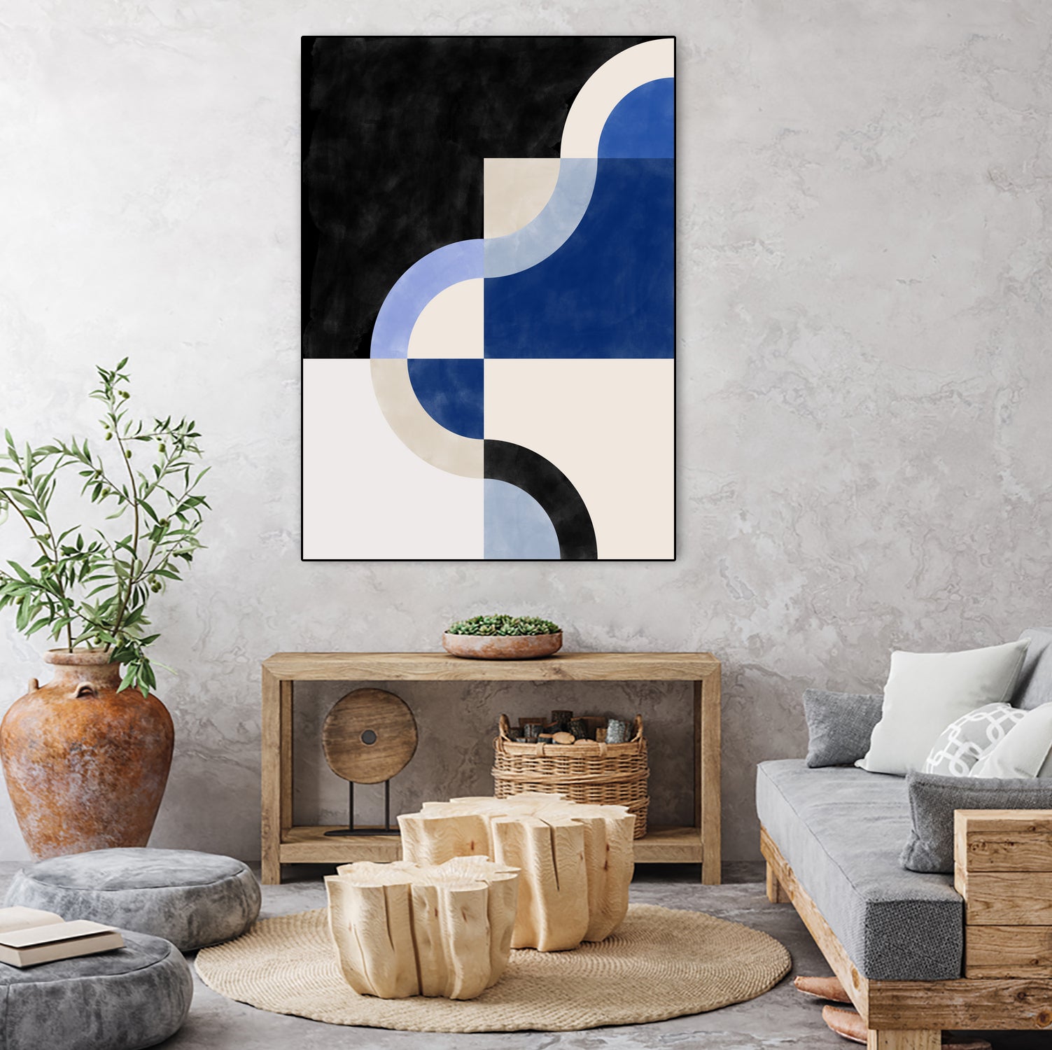 Curved Harmony by Elena Ristova on GIANT ART - abstract abstract