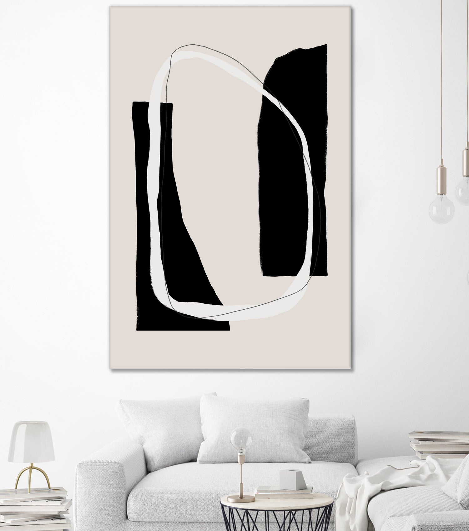 Monochrome Geometric Shapes by uplusmestudio on GIANT ART - minimalist art abstract minimalist art