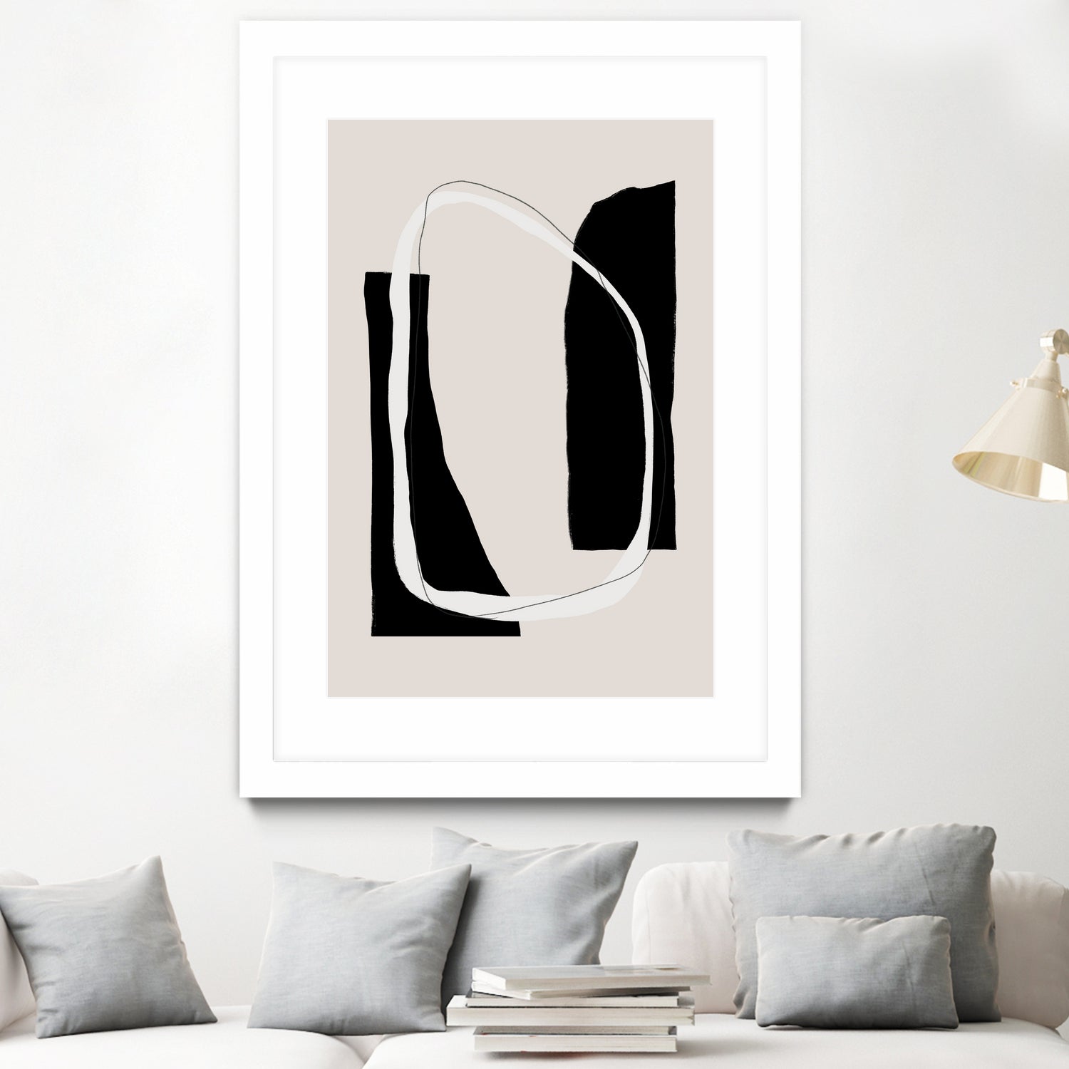 Monochrome Geometric Shapes by uplusmestudio on GIANT ART - minimalist art abstract minimalist art