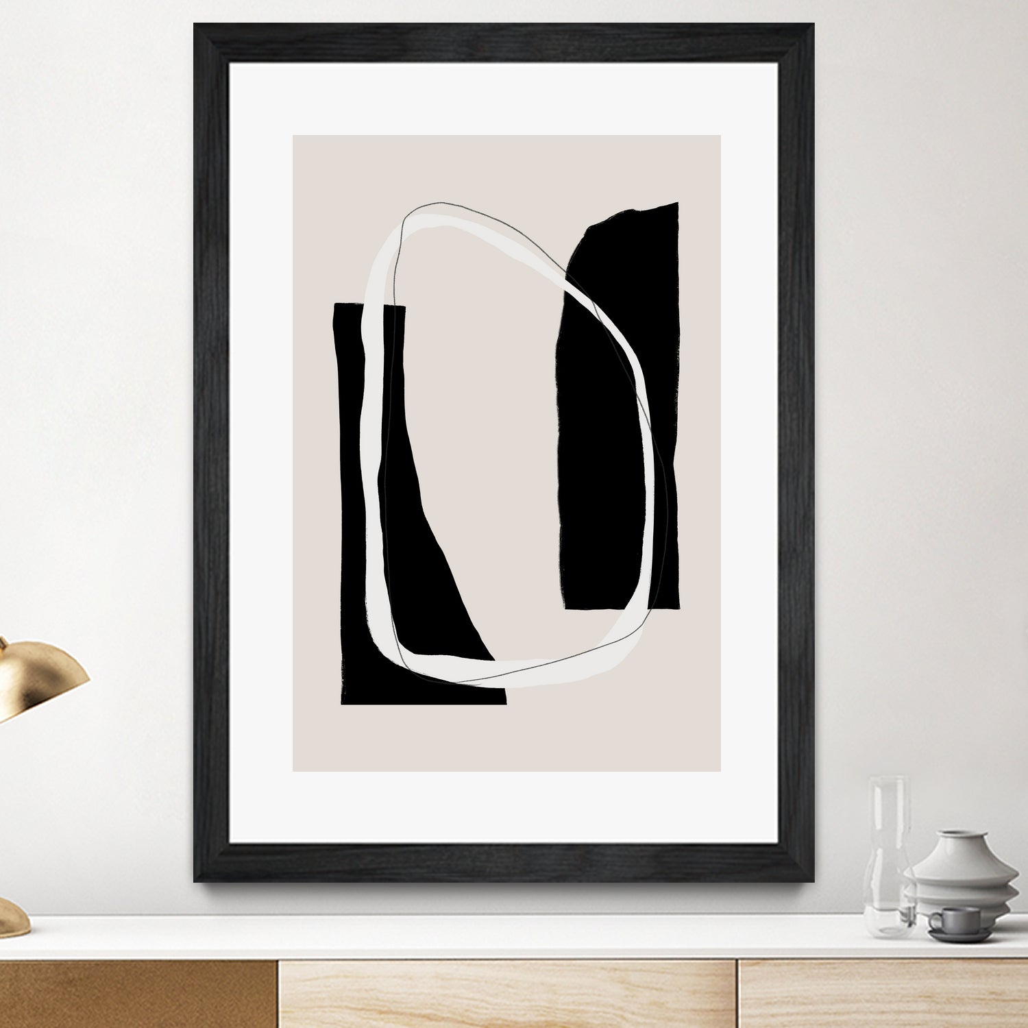 Monochrome Geometric Shapes by uplusmestudio on GIANT ART - minimalist art abstract minimalist art