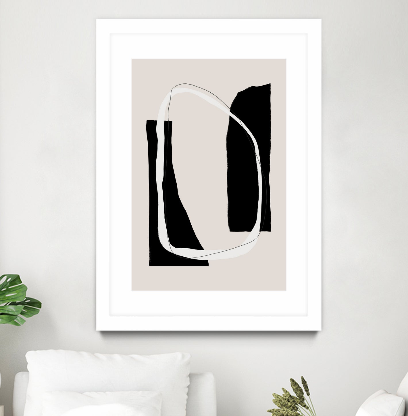 Monochrome Geometric Shapes by uplusmestudio on GIANT ART - minimalist art abstract minimalist art