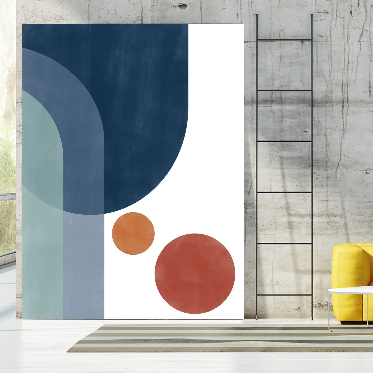 Overlapping Circles And Arches by Elena Ristova on GIANT ART - abstract abstract
