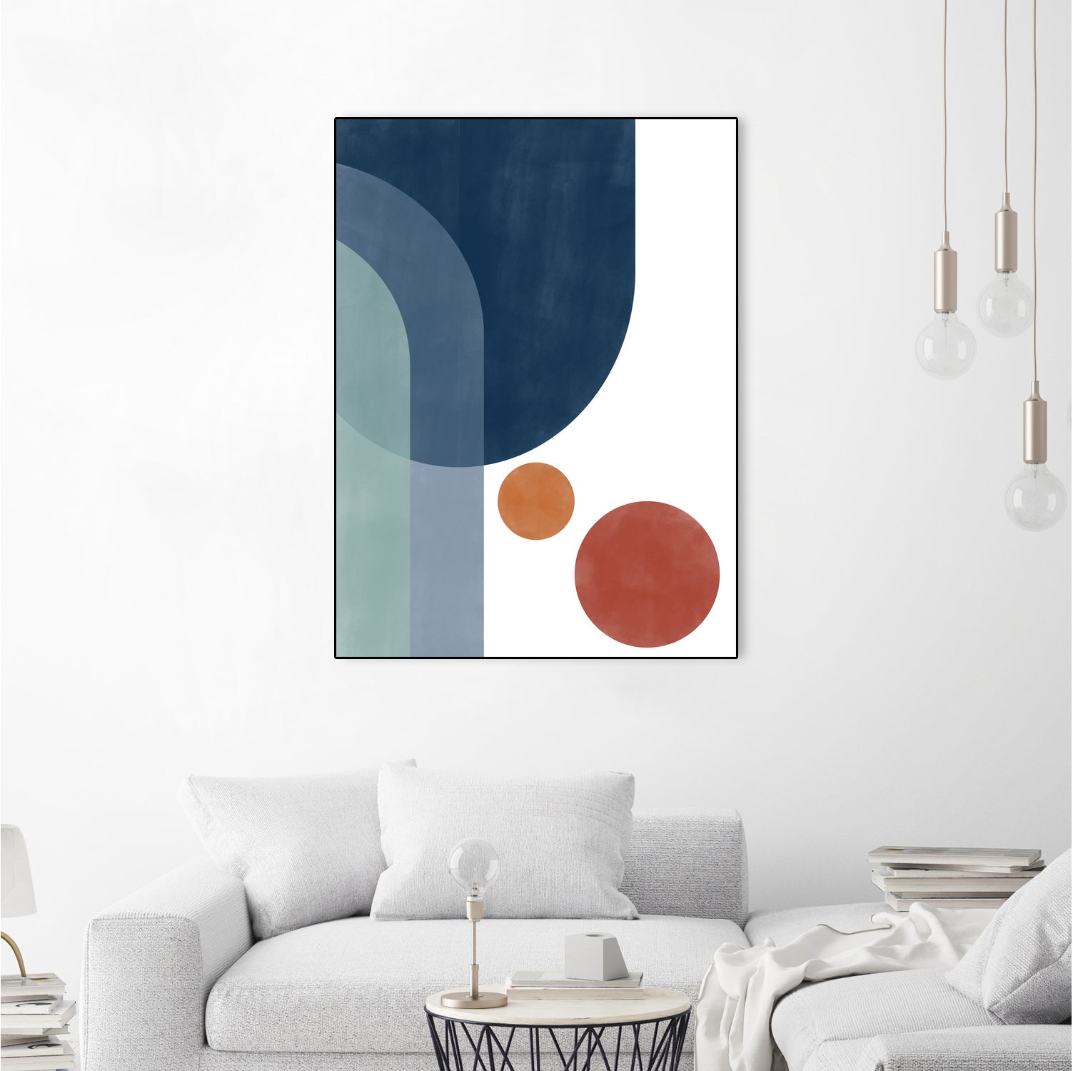 Overlapping Circles And Arches by Elena Ristova on GIANT ART - abstract abstract