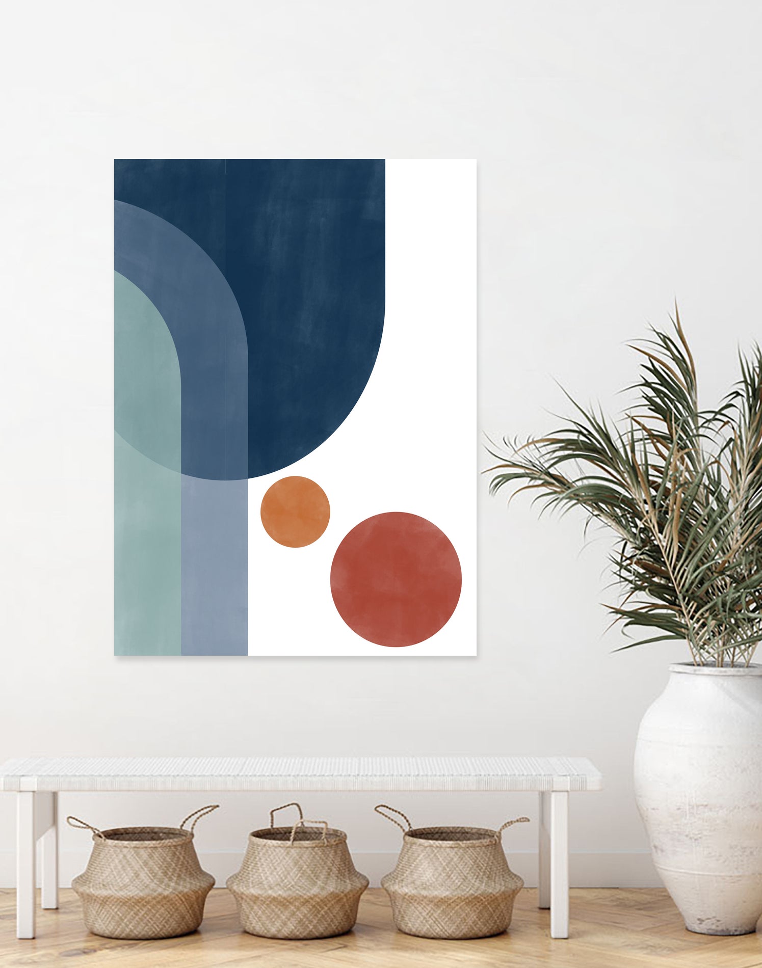Overlapping Circles And Arches by Elena Ristova on GIANT ART - abstract abstract