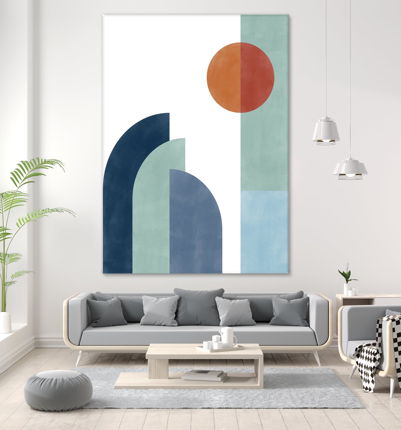 Geometric Shapes With A Minimalist Design by Elena Ristova on GIANT ART - abstract abstract
