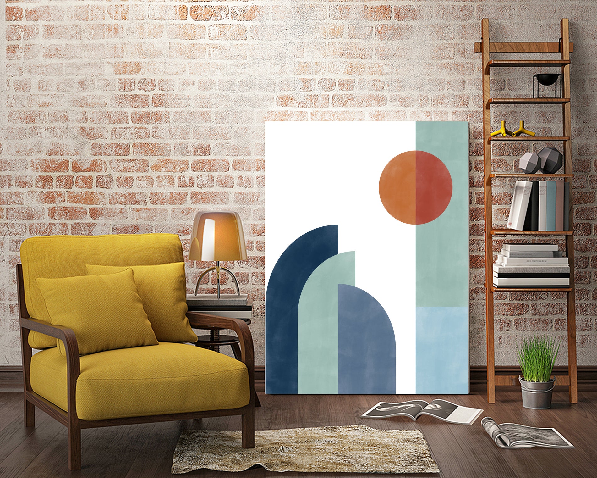 Geometric Shapes With A Minimalist Design by Elena Ristova on GIANT ART - abstract abstract