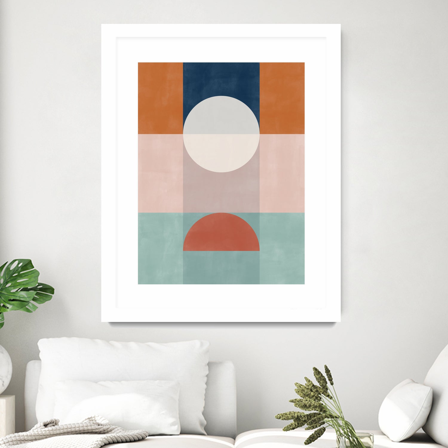 Abstract Geometric Artwork With Earthy Tones by Elena Ristova on GIANT ART - abstract abstract