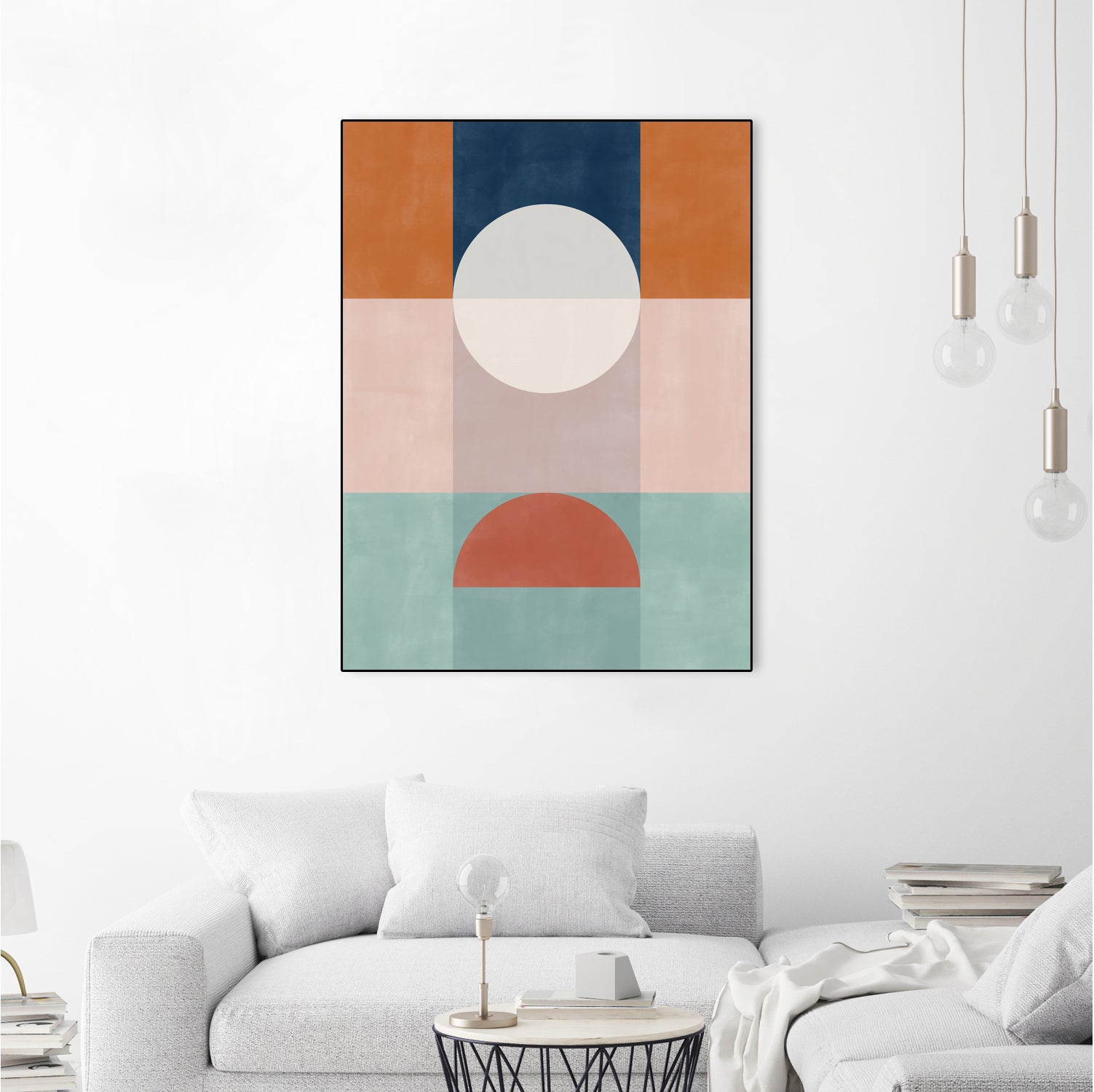 Abstract Geometric Artwork With Earthy Tones by Elena Ristova on GIANT ART - abstract abstract