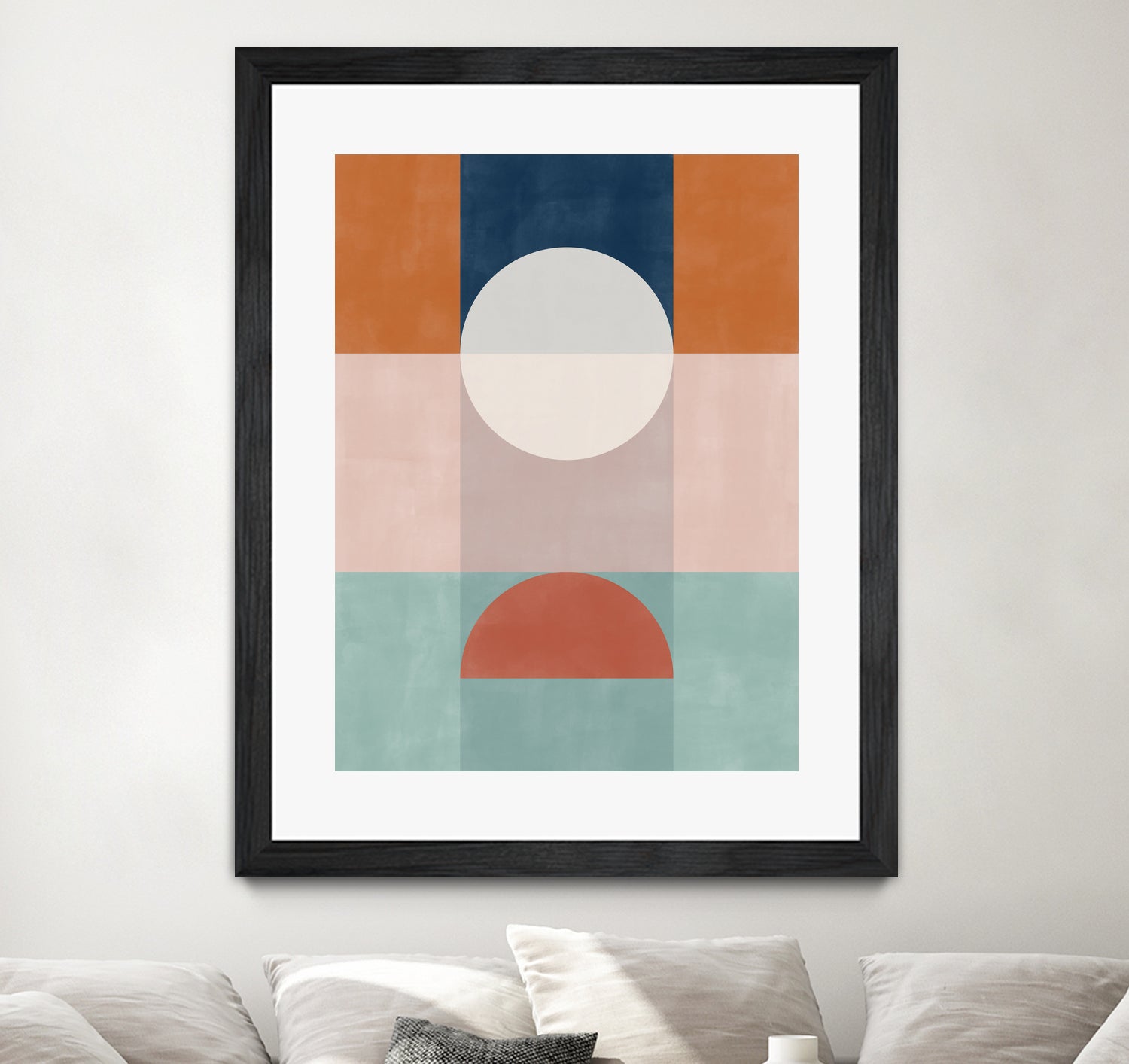 Abstract Geometric Artwork With Earthy Tones by Elena Ristova on GIANT ART - abstract abstract