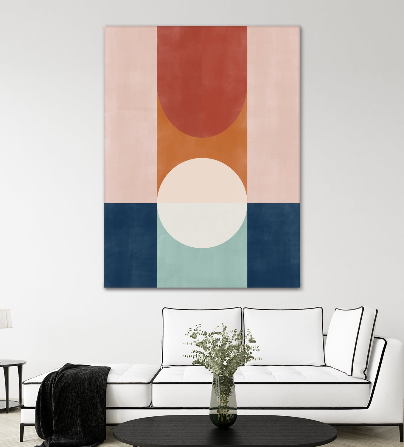 Abstract Design With Geometric Shapes by Elena Ristova on GIANT ART - abstract abstract