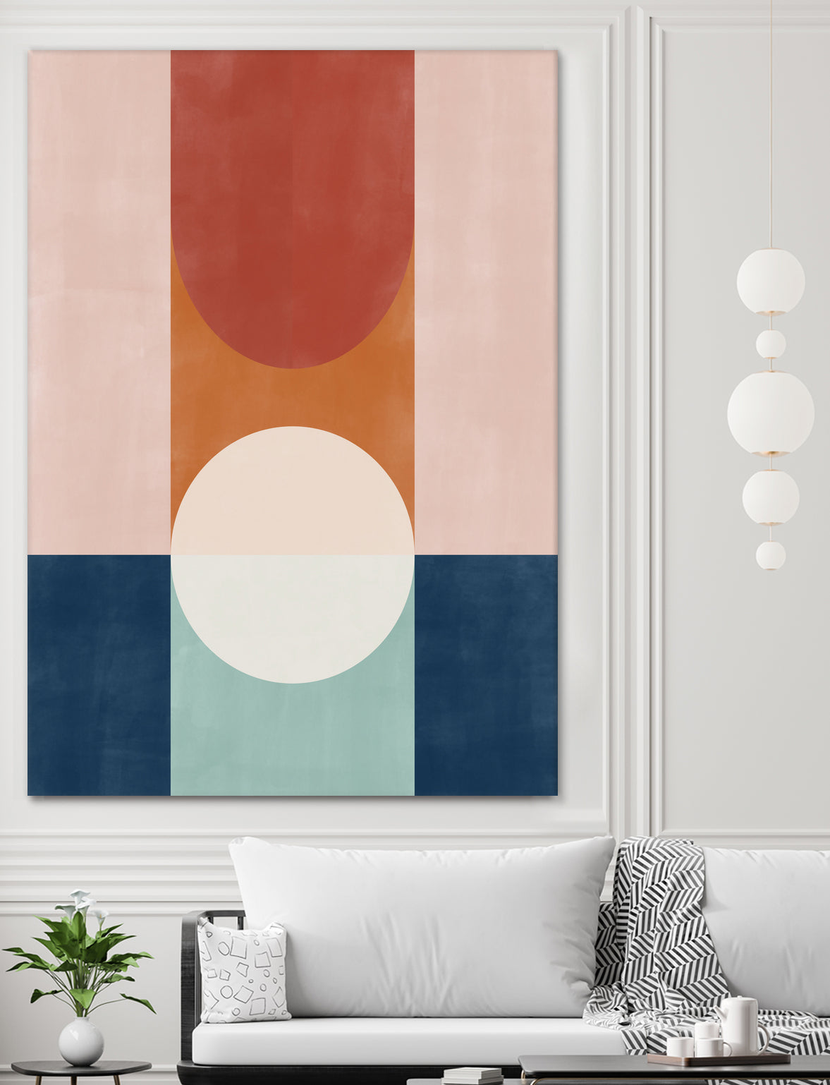 Abstract Design With Geometric Shapes by Elena Ristova on GIANT ART - abstract abstract