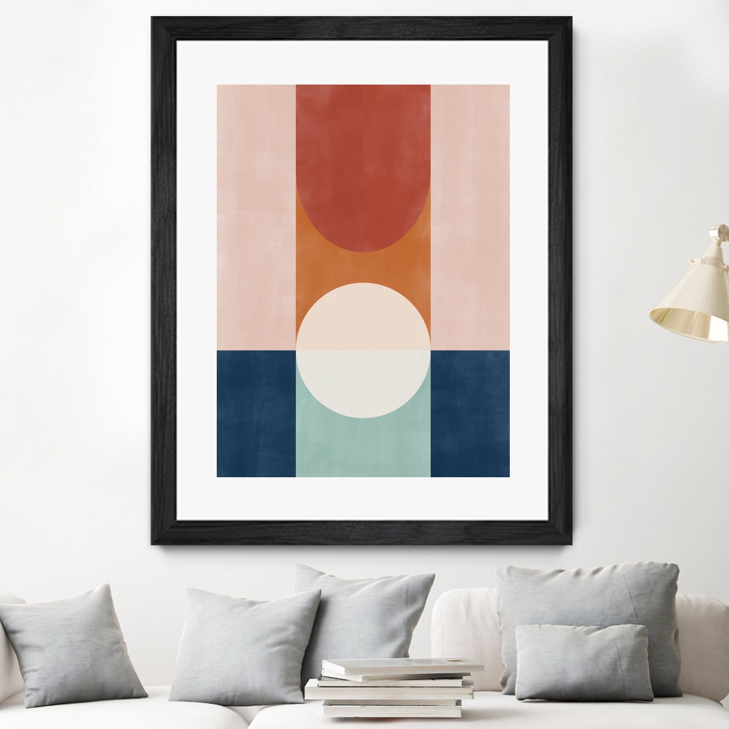 Abstract Design With Geometric Shapes by Elena Ristova on GIANT ART - abstract abstract
