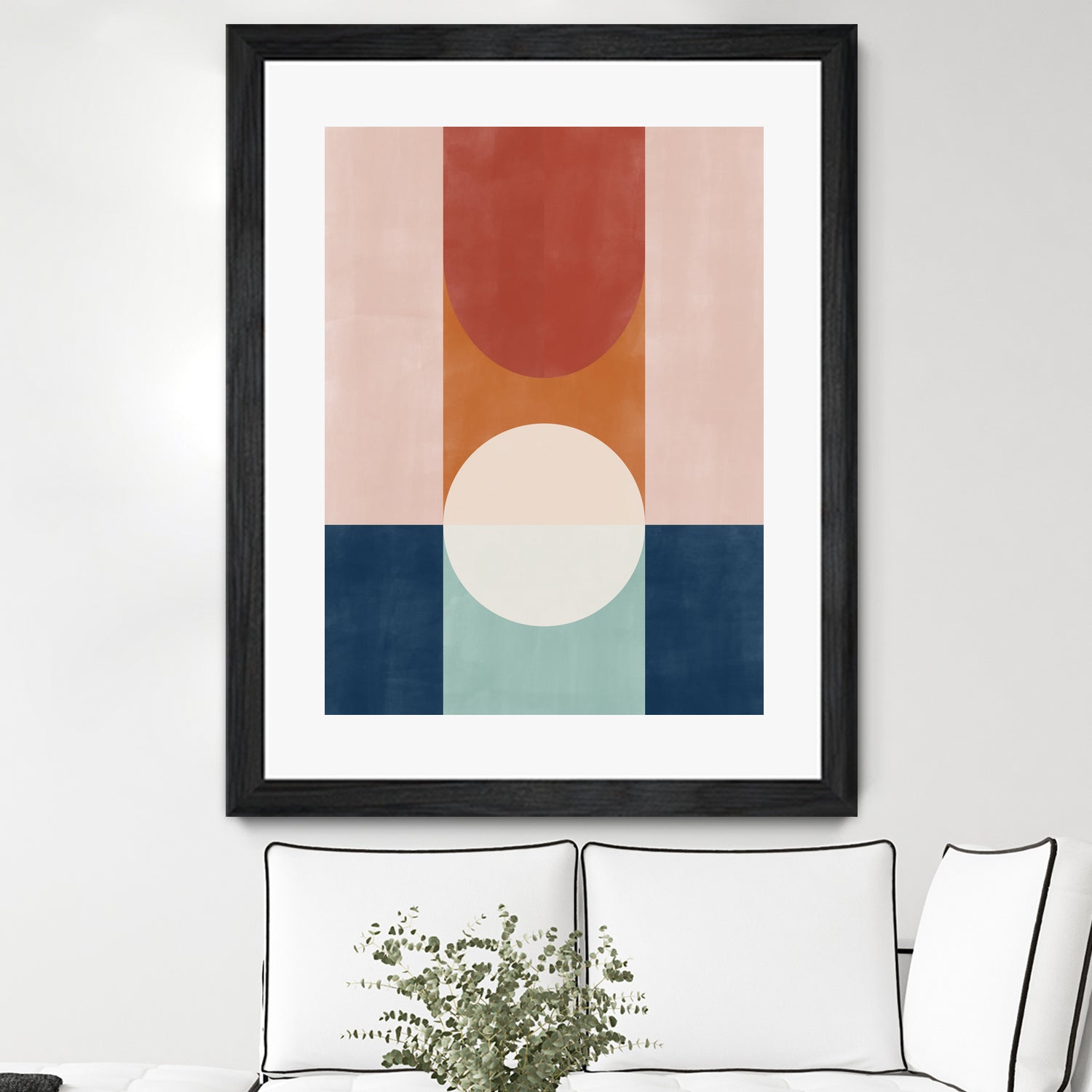 Abstract Design With Geometric Shapes by Elena Ristova on GIANT ART - abstract abstract