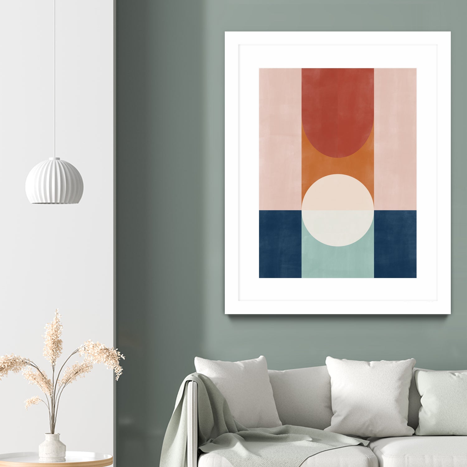 Abstract Design With Geometric Shapes by Elena Ristova on GIANT ART - abstract abstract